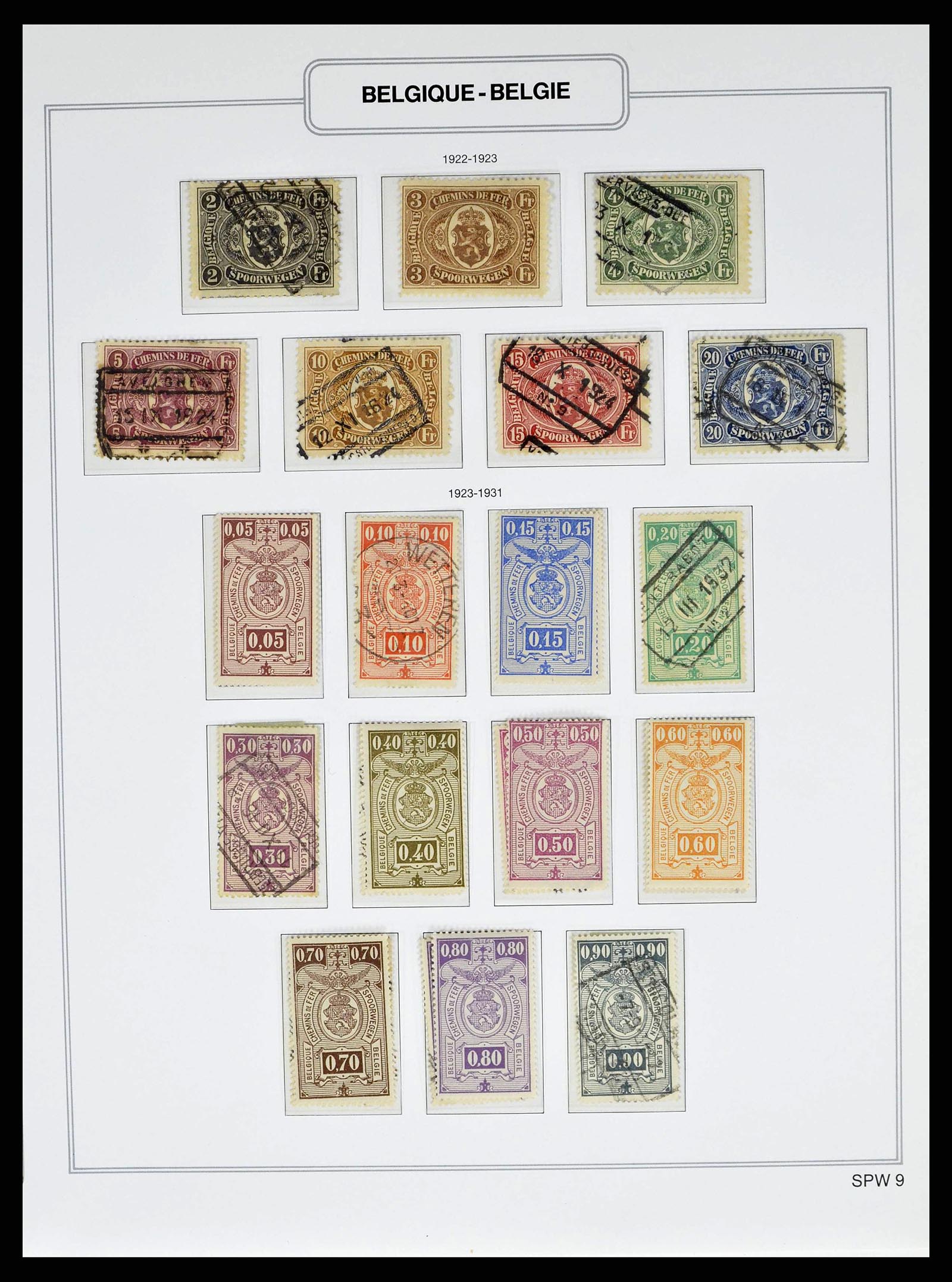 38690 0066 - Stamp collection 38690 Belgium 1849-1979.
