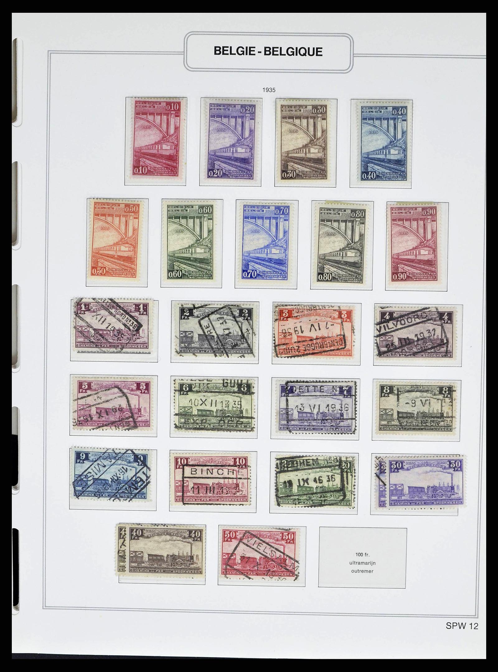 38690 0069 - Postzegelverzameling 38690 België 1849-1979.