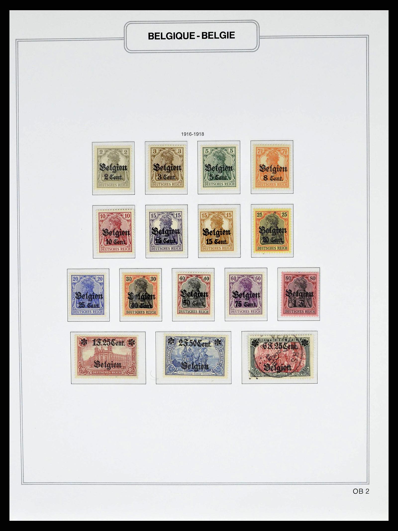 38690 0071 - Stamp collection 38690 Belgium 1849-1979.
