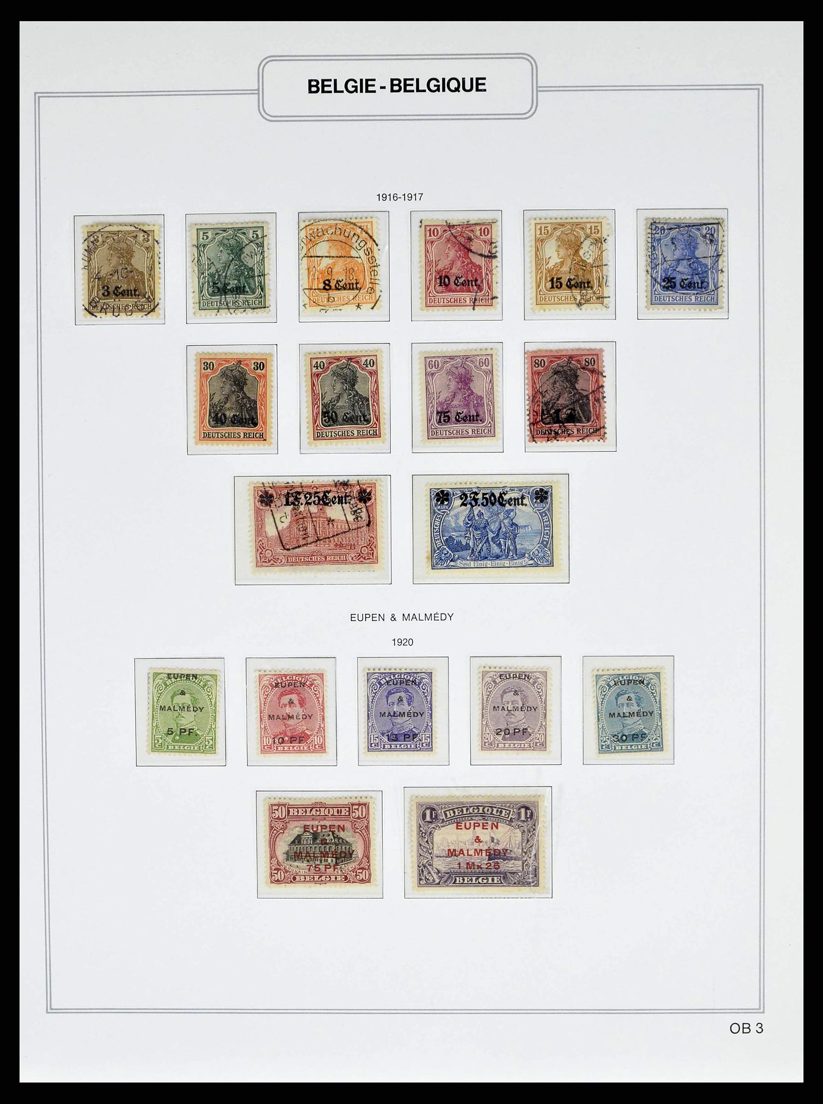 38690 0072 - Stamp collection 38690 Belgium 1849-1979.