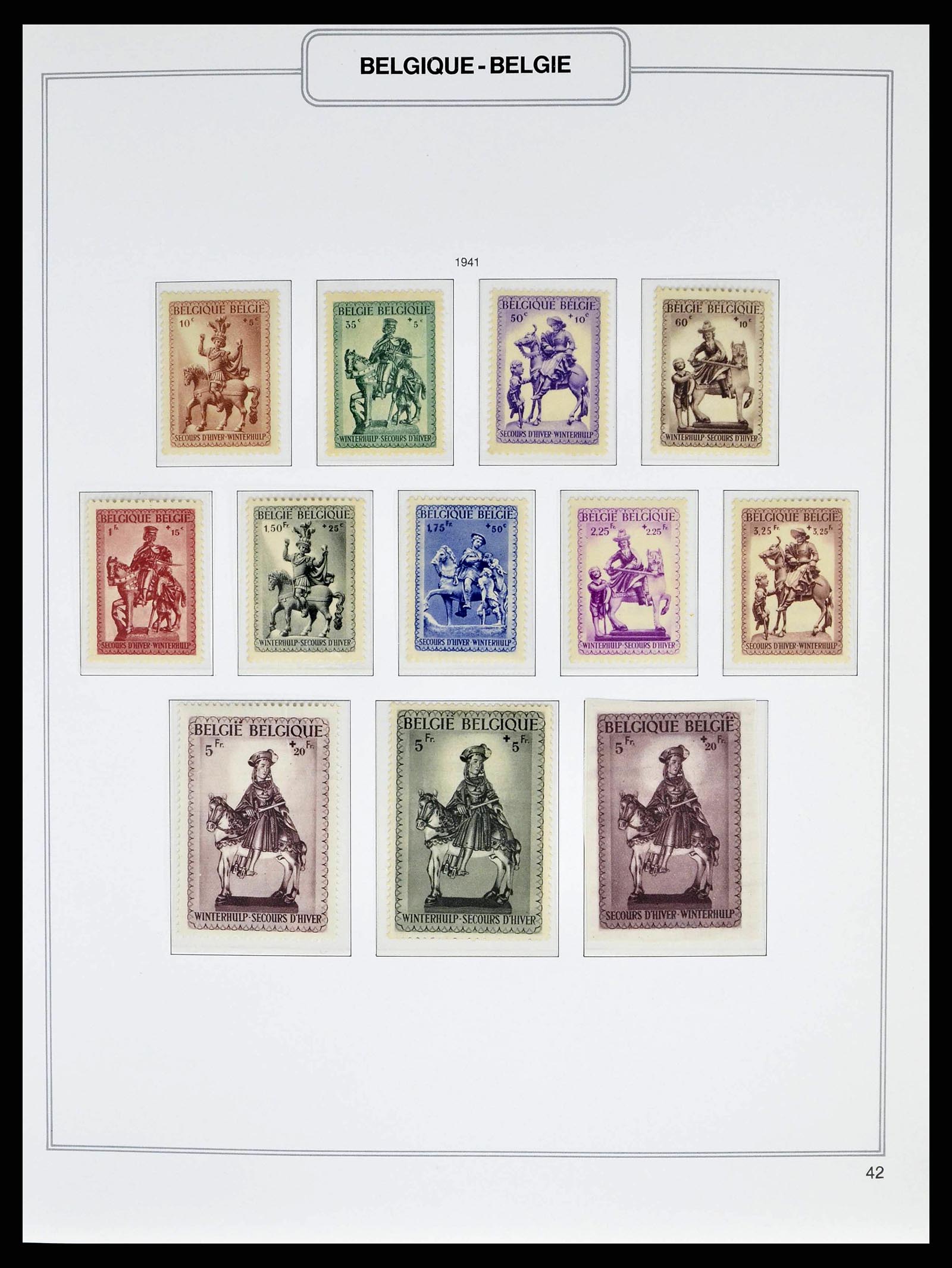 38690 0082 - Postzegelverzameling 38690 België 1849-1979.