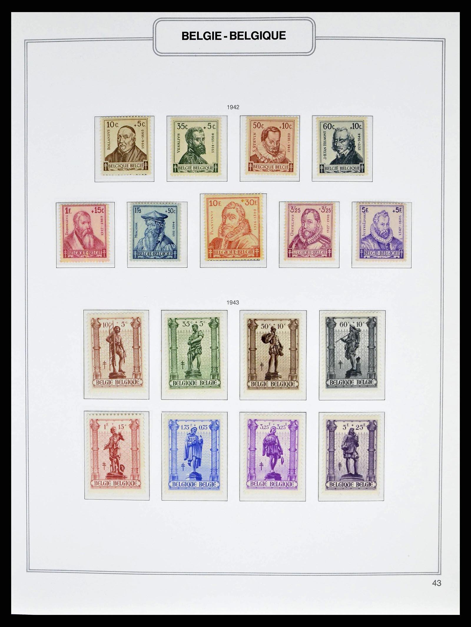 38690 0083 - Postzegelverzameling 38690 België 1849-1979.