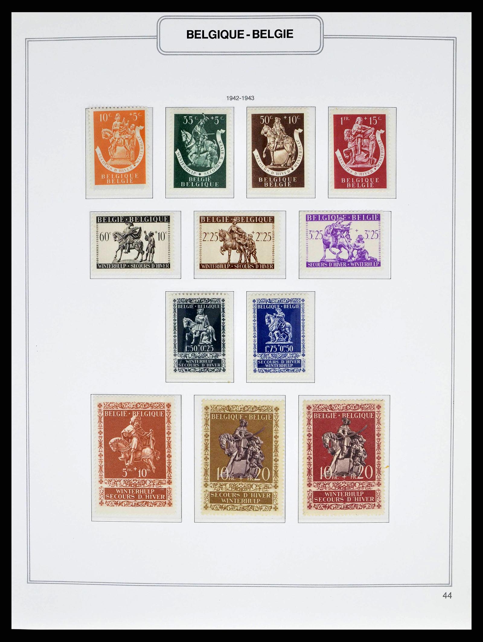 38690 0084 - Postzegelverzameling 38690 België 1849-1979.