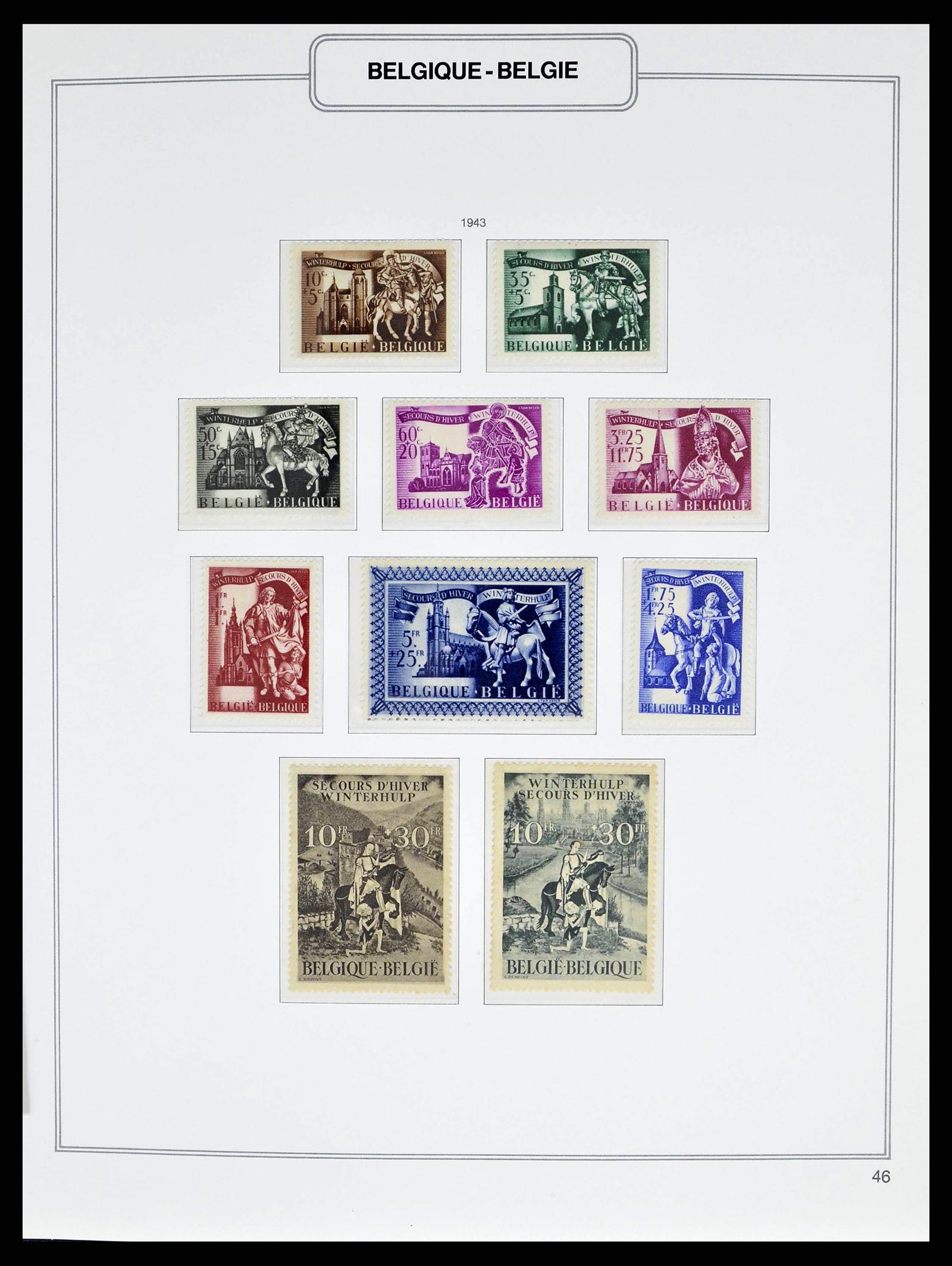 38690 0086 - Postzegelverzameling 38690 België 1849-1979.