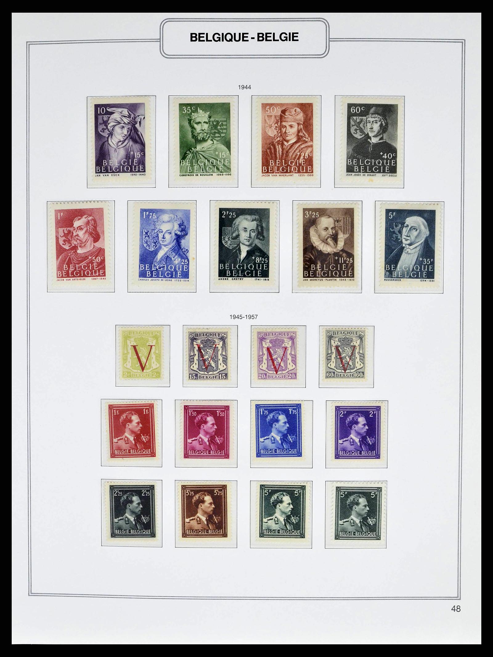 38690 0088 - Postzegelverzameling 38690 België 1849-1979.
