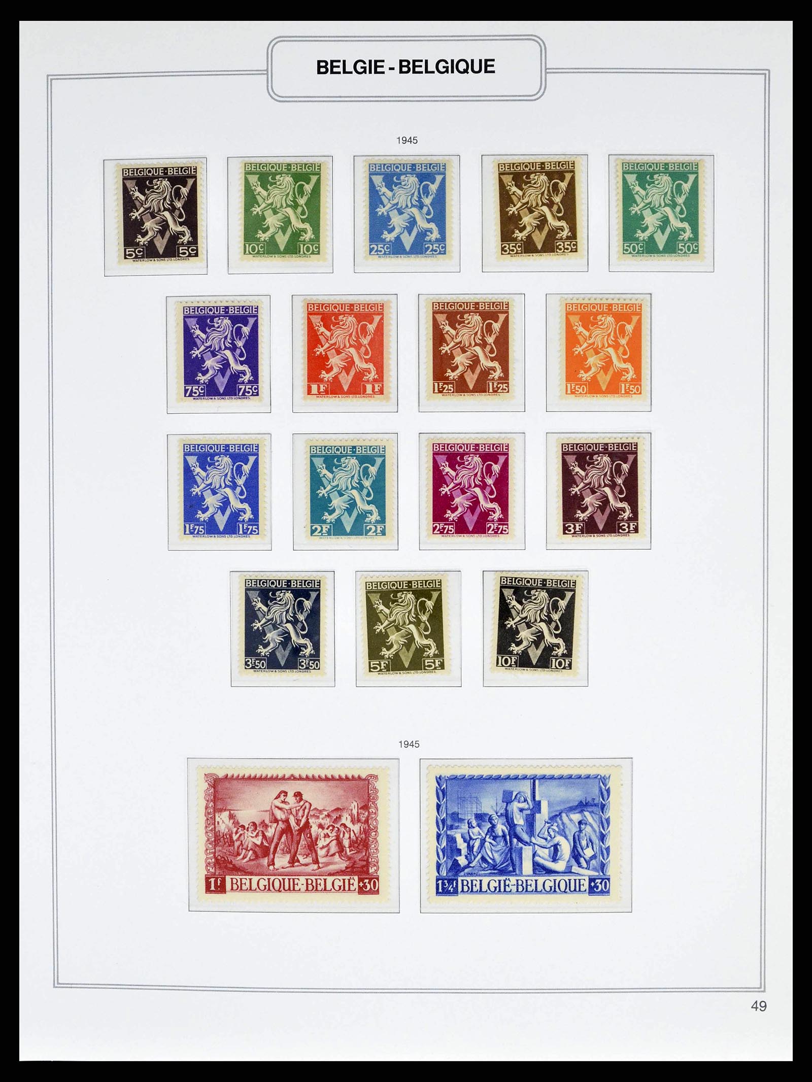 38690 0089 - Postzegelverzameling 38690 België 1849-1979.