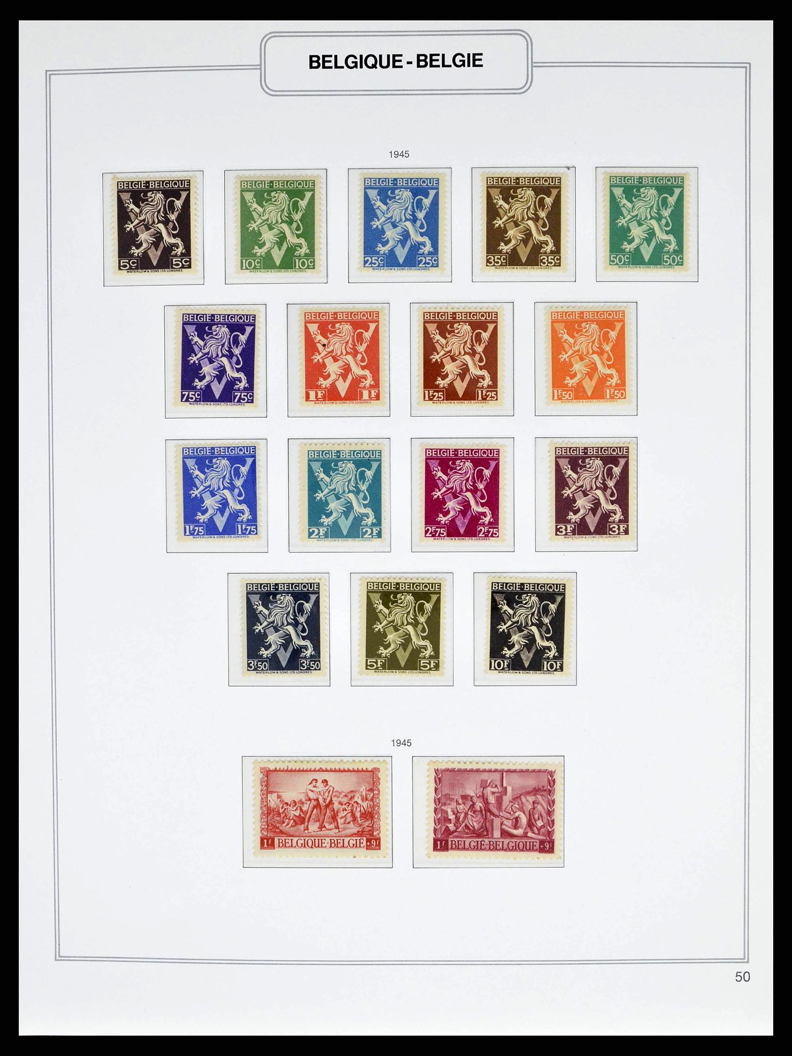 38690 0090 - Postzegelverzameling 38690 België 1849-1979.