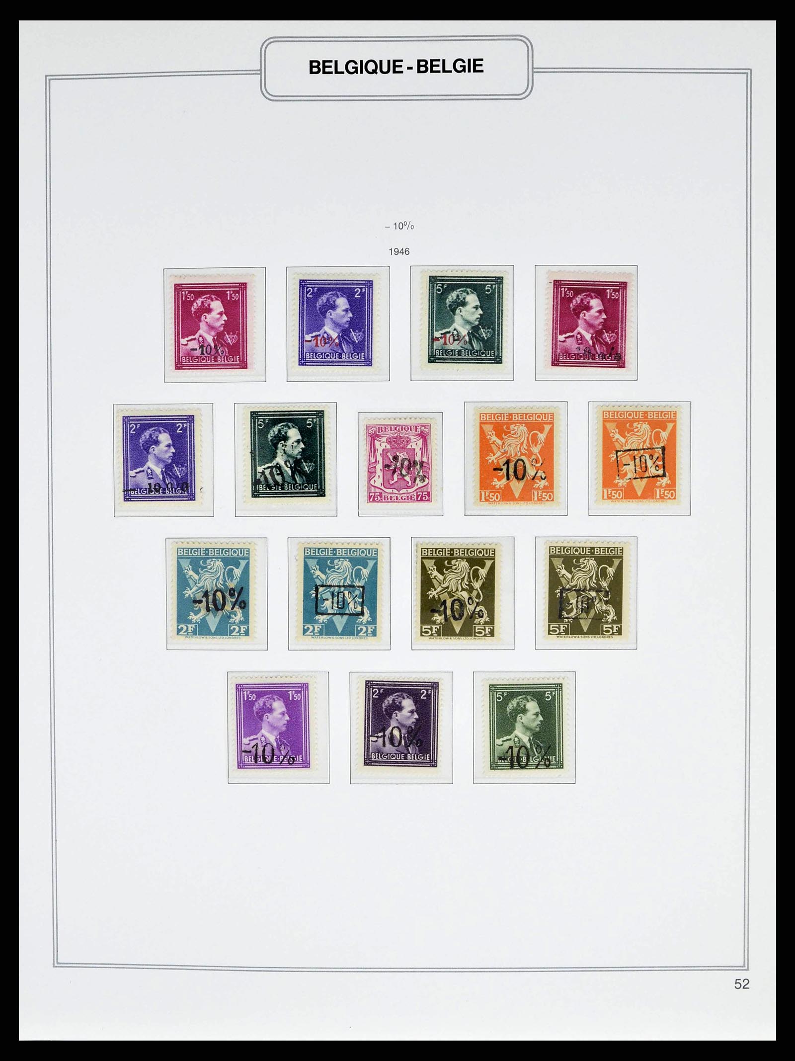 38690 0092 - Postzegelverzameling 38690 België 1849-1979.