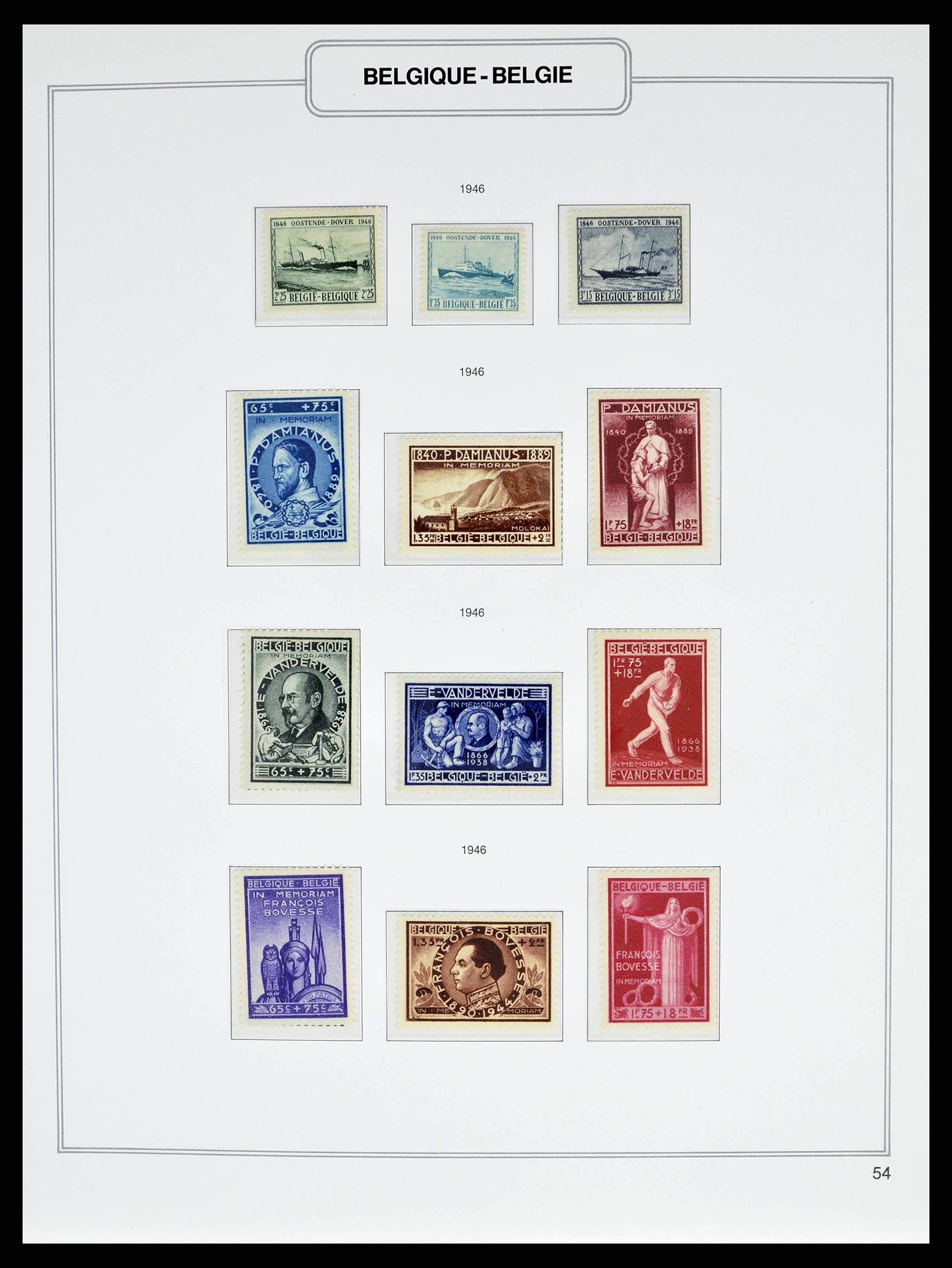 38690 0094 - Postzegelverzameling 38690 België 1849-1979.
