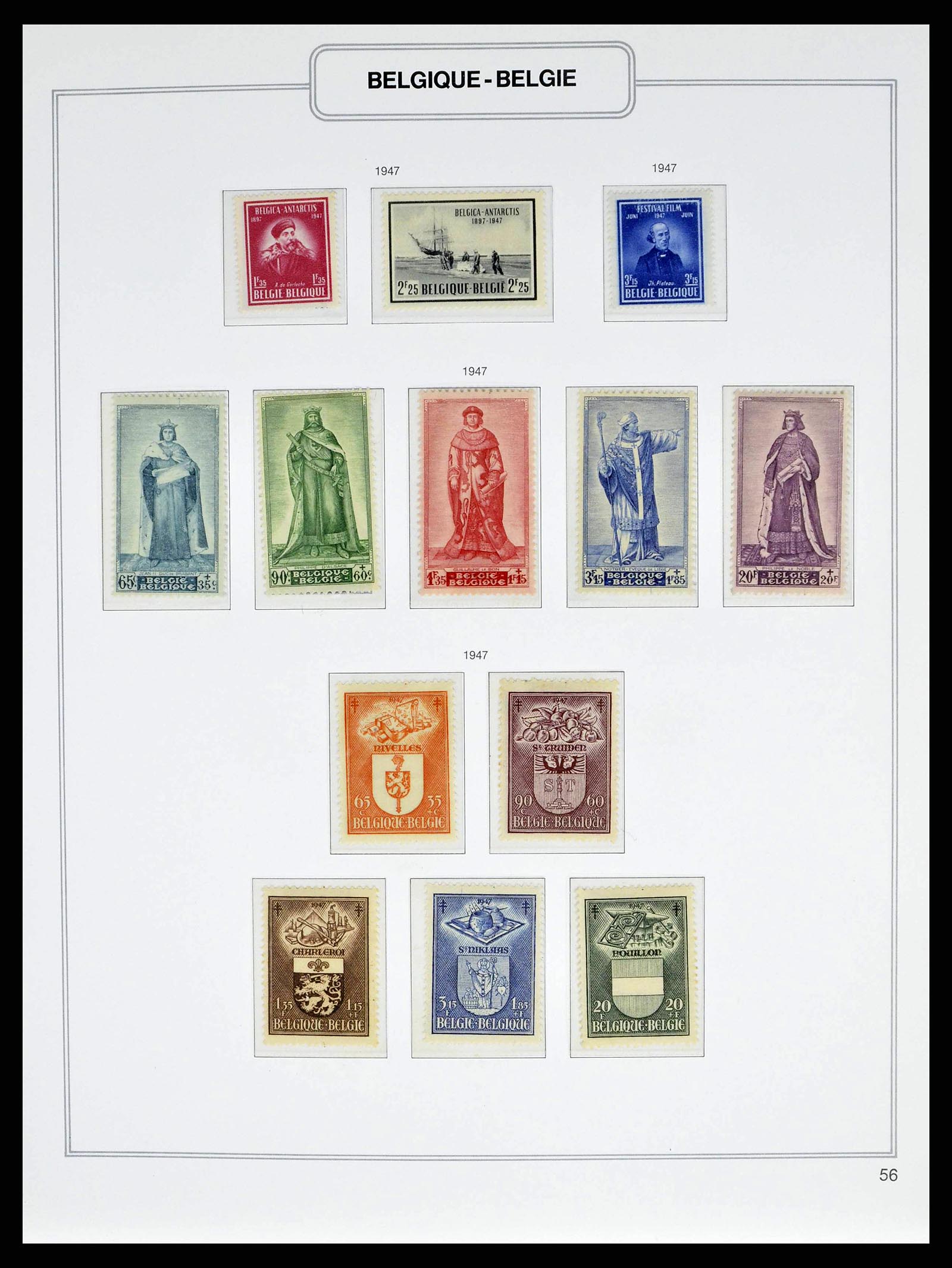 38690 0096 - Postzegelverzameling 38690 België 1849-1979.