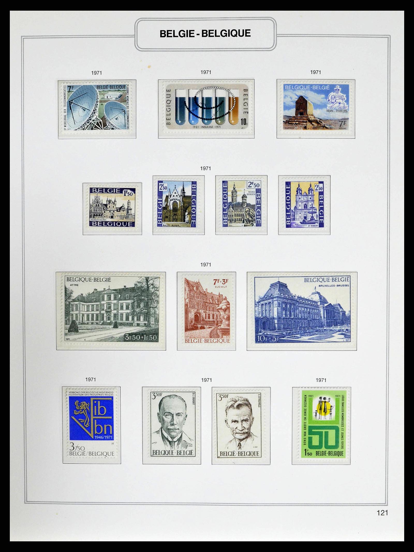 38690 0205 - Stamp collection 38690 Belgium 1849-1979.
