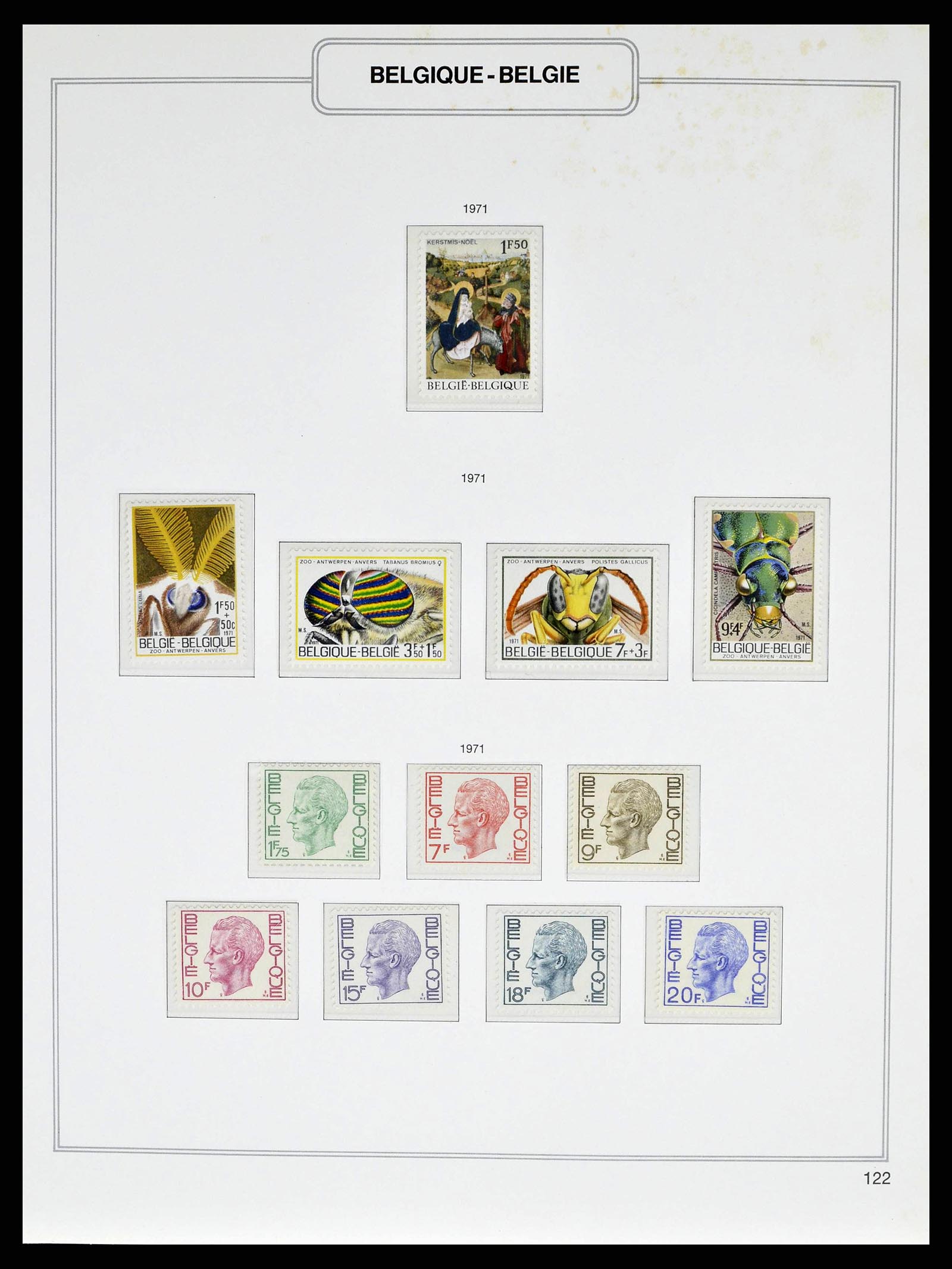 38690 0206 - Stamp collection 38690 Belgium 1849-1979.
