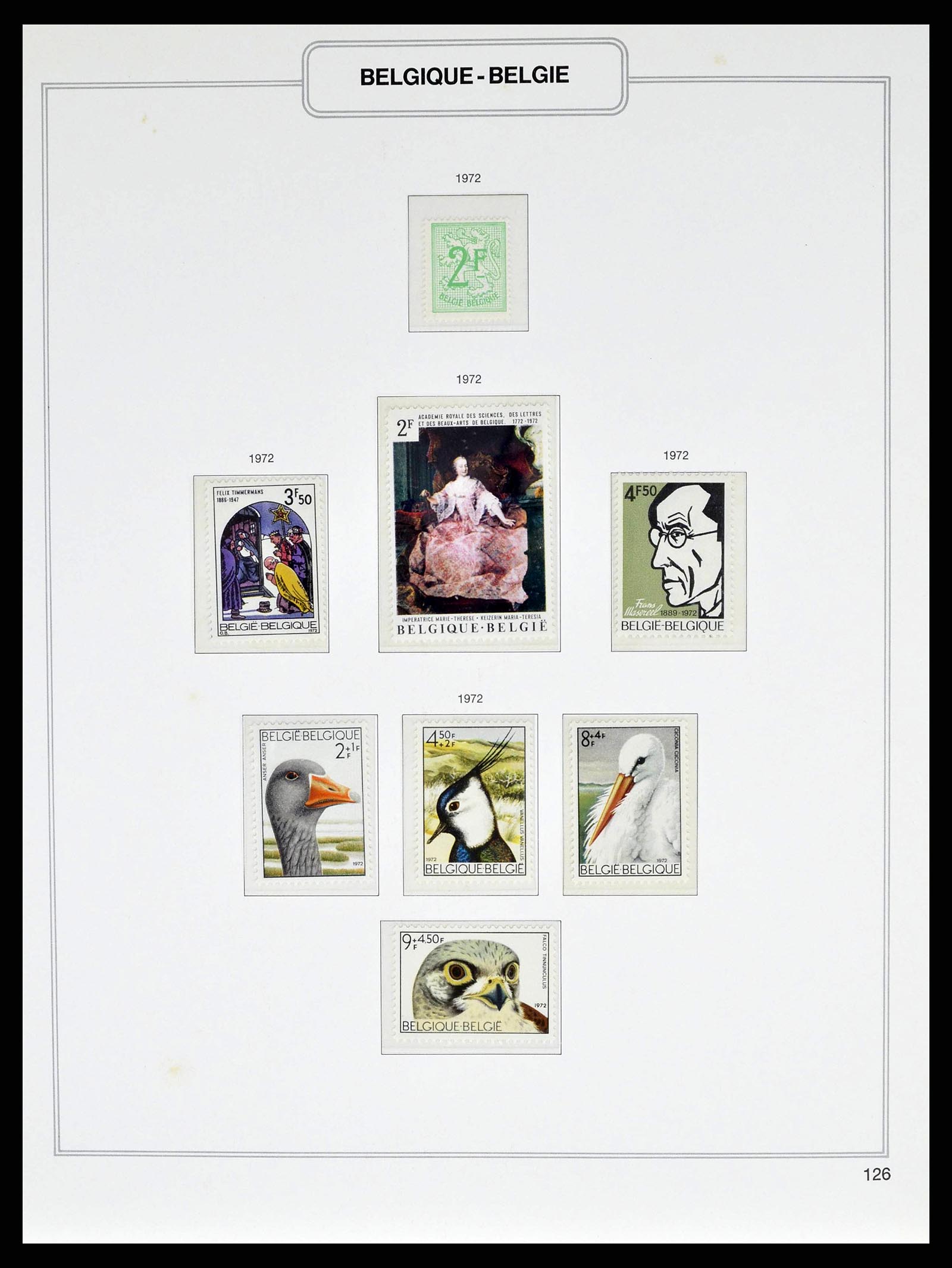 38690 0210 - Stamp collection 38690 Belgium 1849-1979.