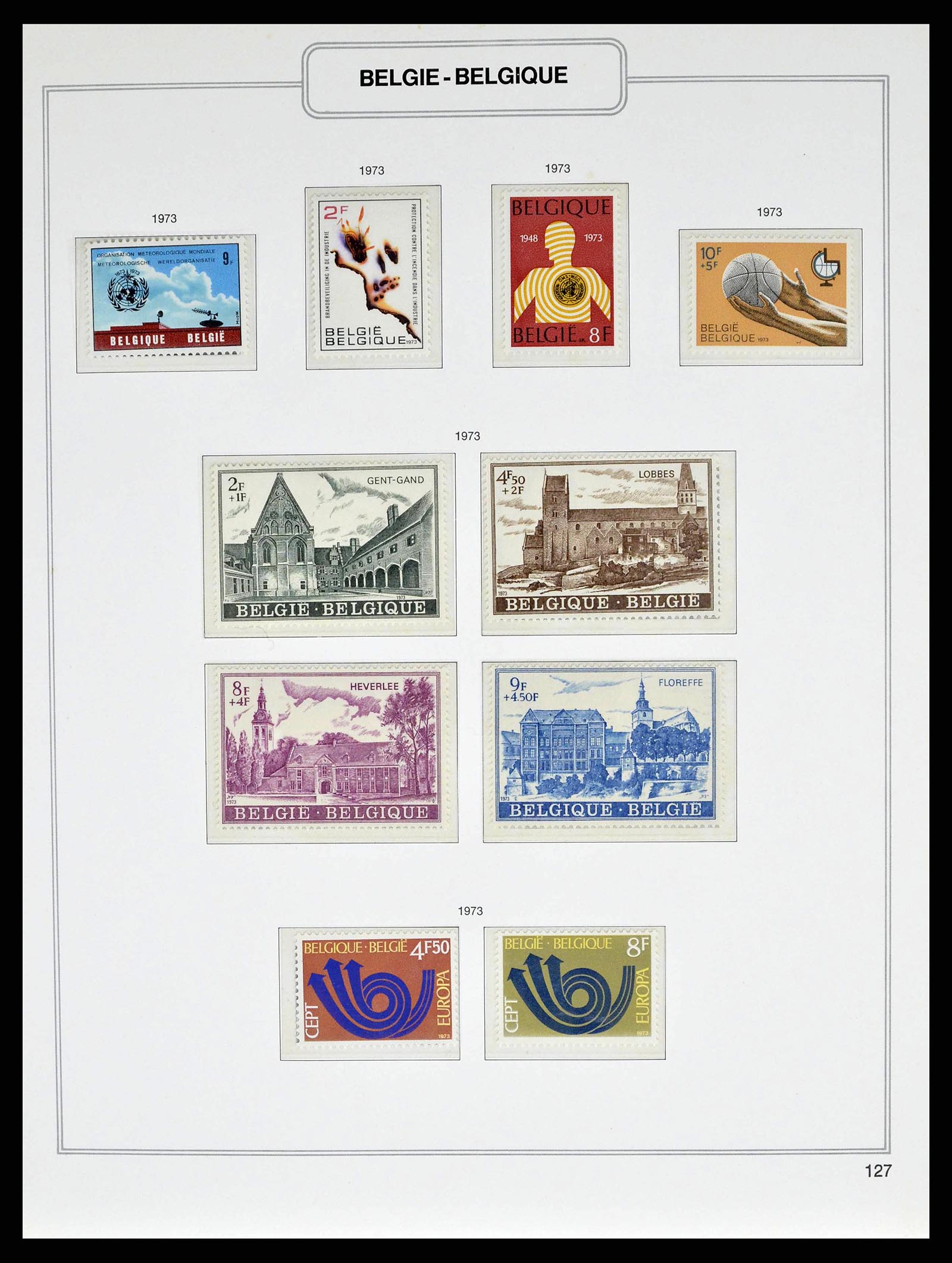 38690 0211 - Stamp collection 38690 Belgium 1849-1979.
