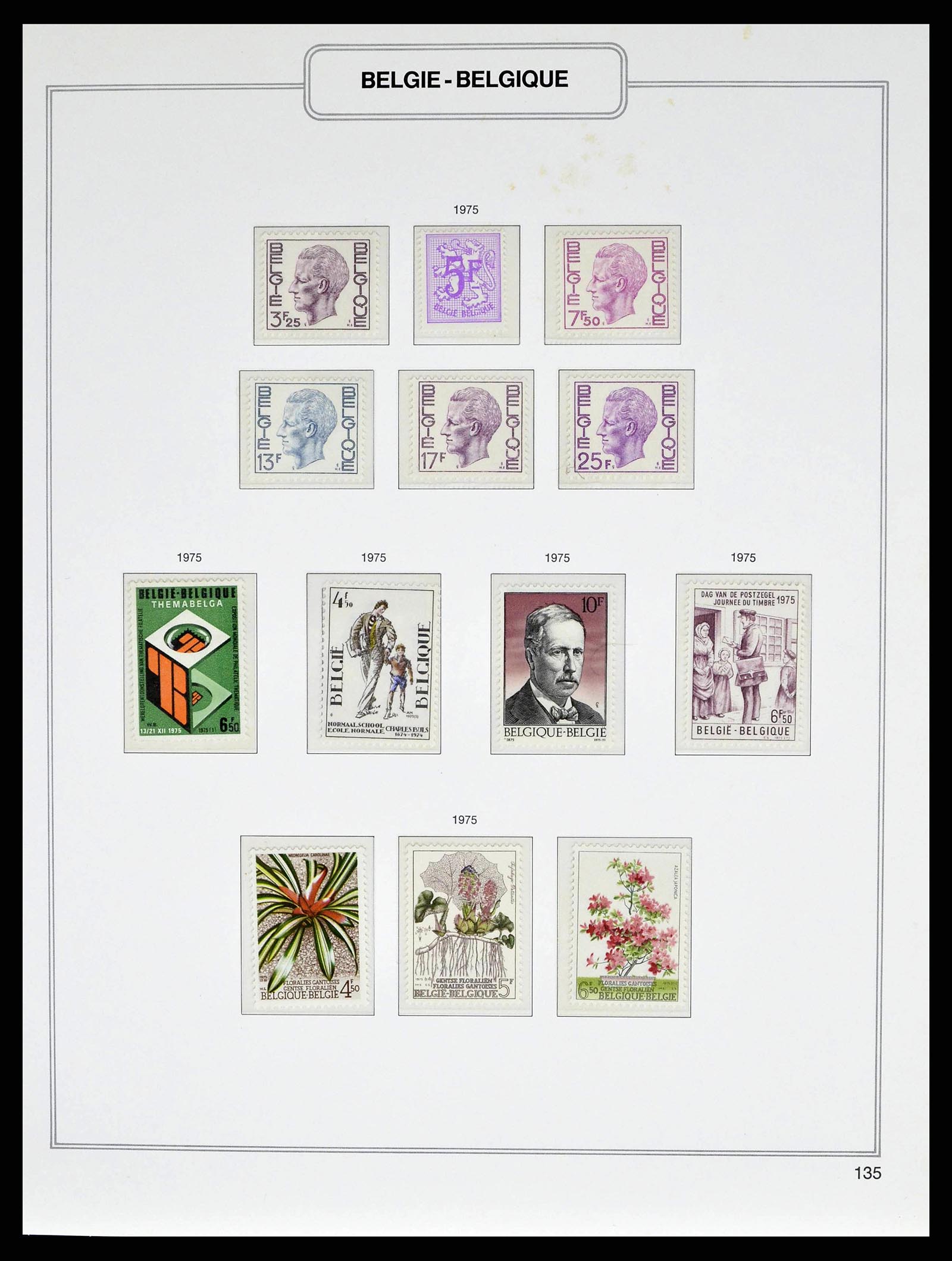 38690 0219 - Stamp collection 38690 Belgium 1849-1979.