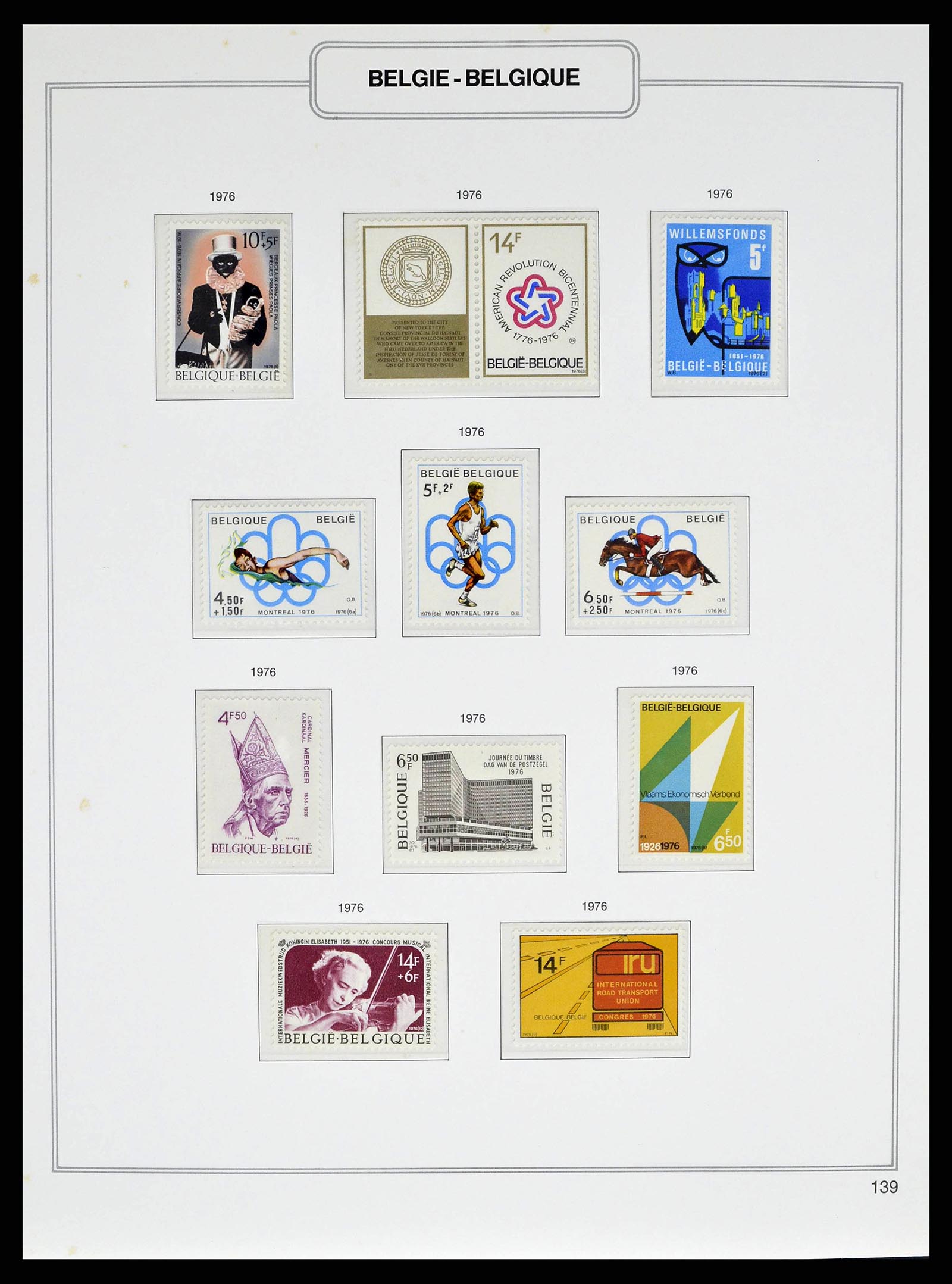 38690 0223 - Stamp collection 38690 Belgium 1849-1979.