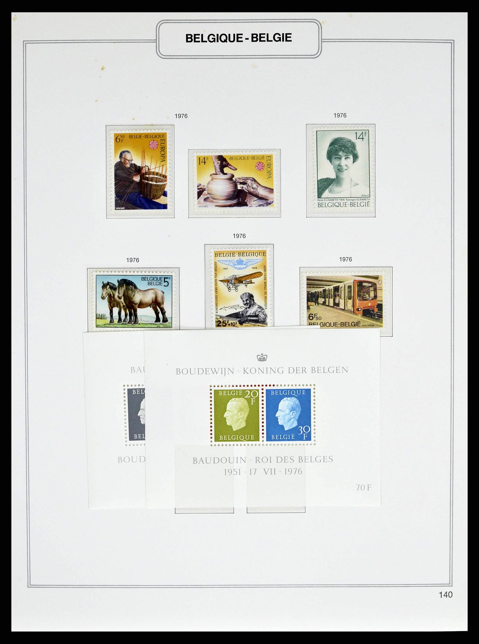 38690 0224 - Stamp collection 38690 Belgium 1849-1979.