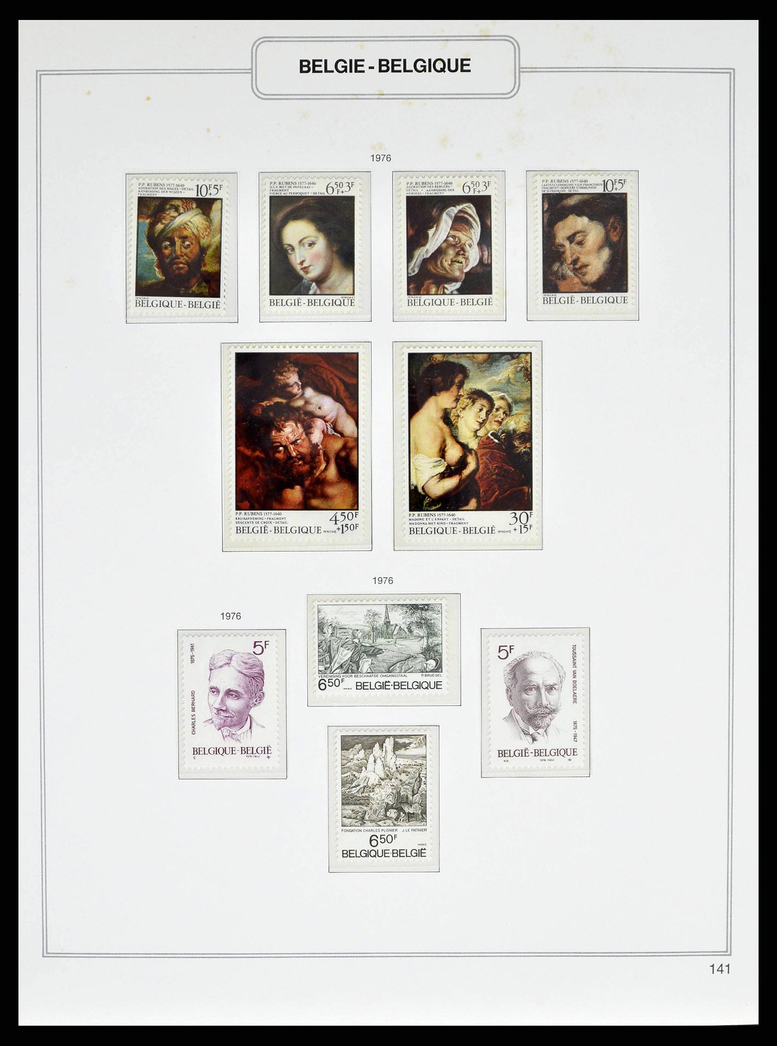 38690 0225 - Stamp collection 38690 Belgium 1849-1979.