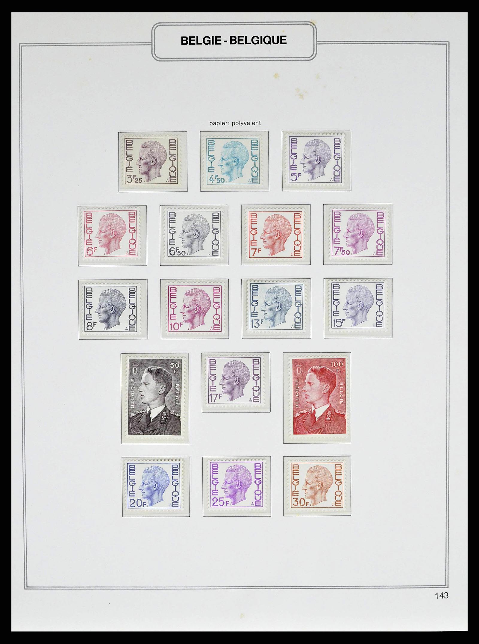 38690 0227 - Stamp collection 38690 Belgium 1849-1979.