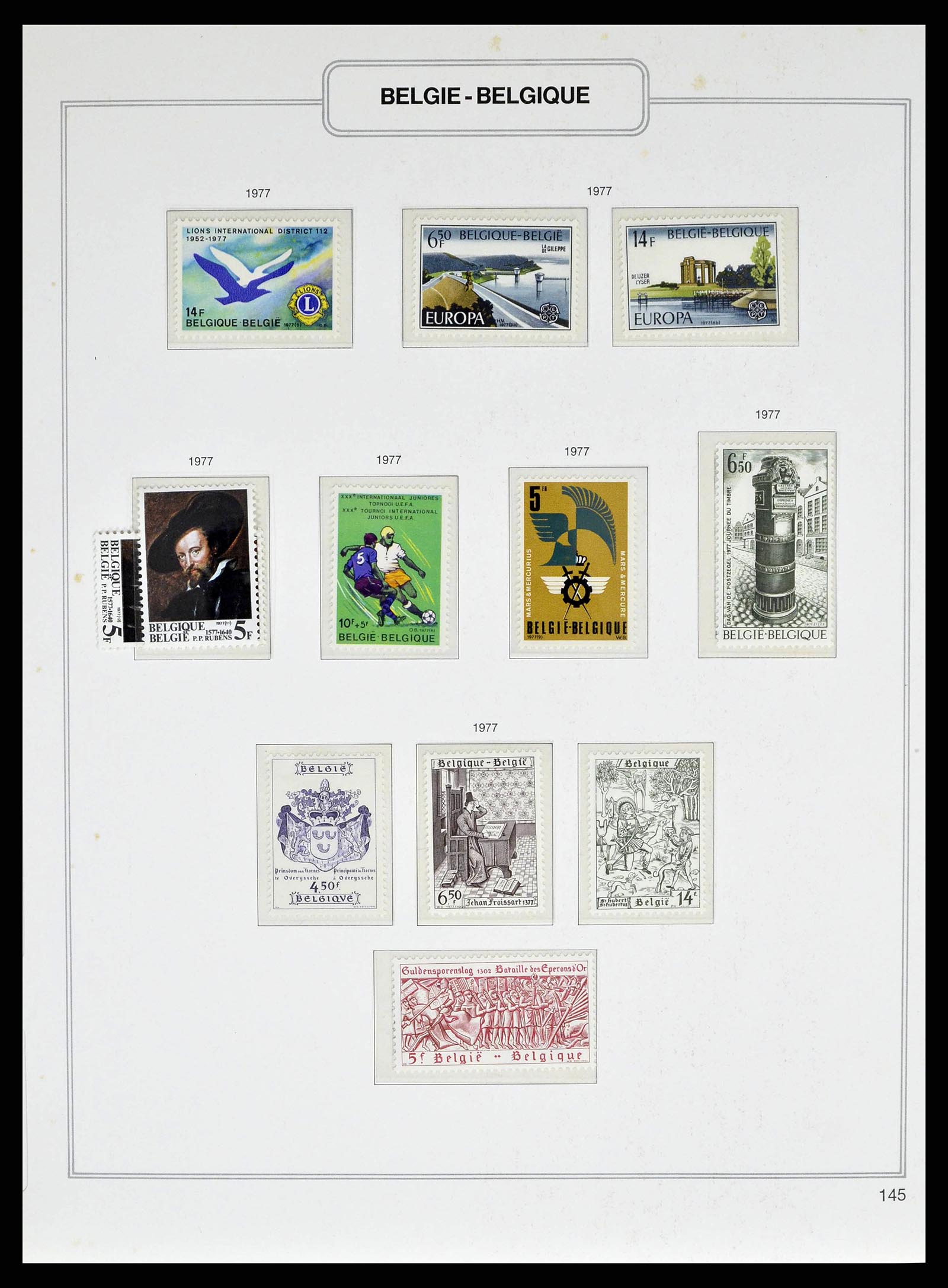 38690 0229 - Stamp collection 38690 Belgium 1849-1979.