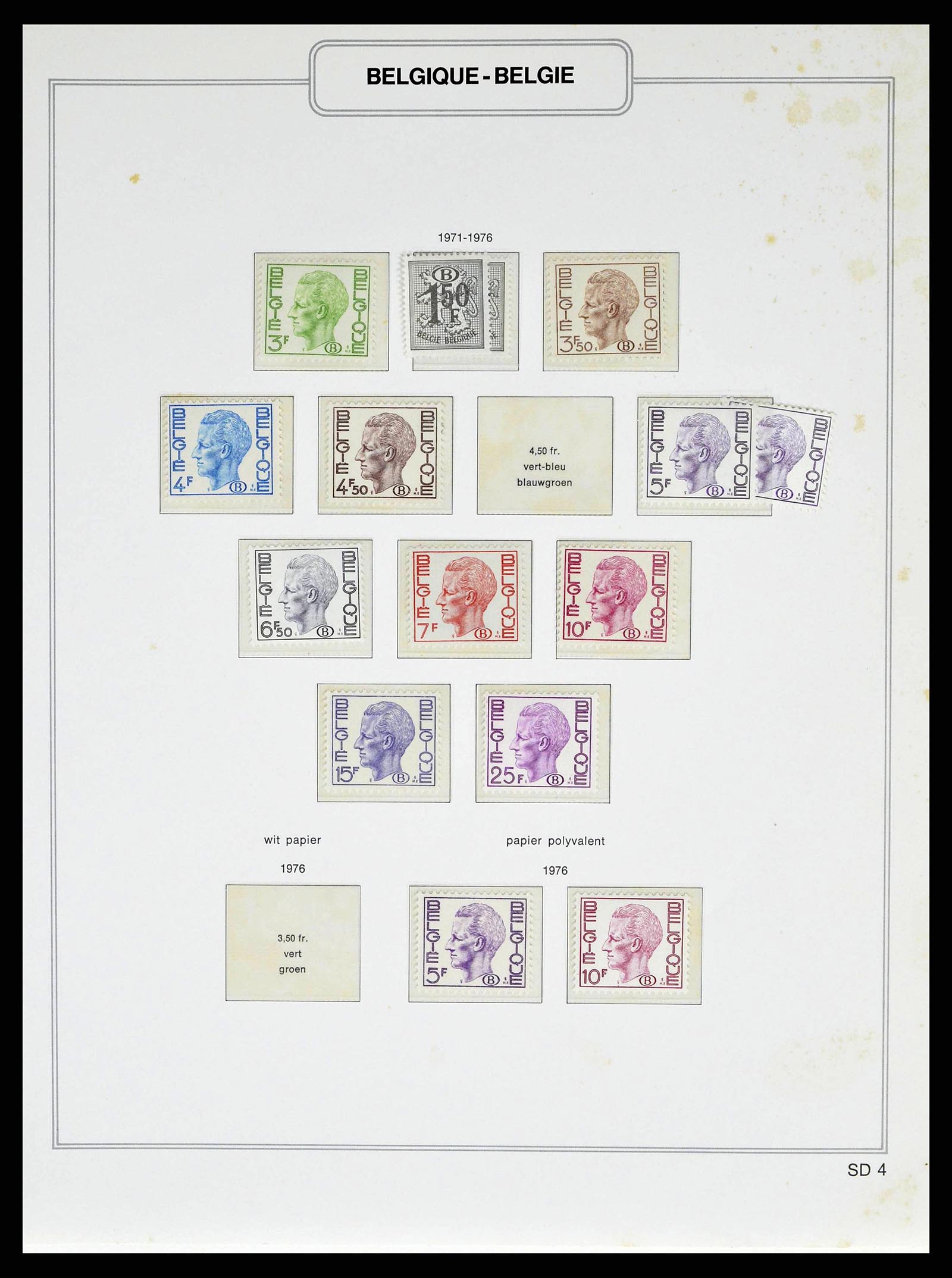 38690 0246 - Stamp collection 38690 Belgium 1849-1979.