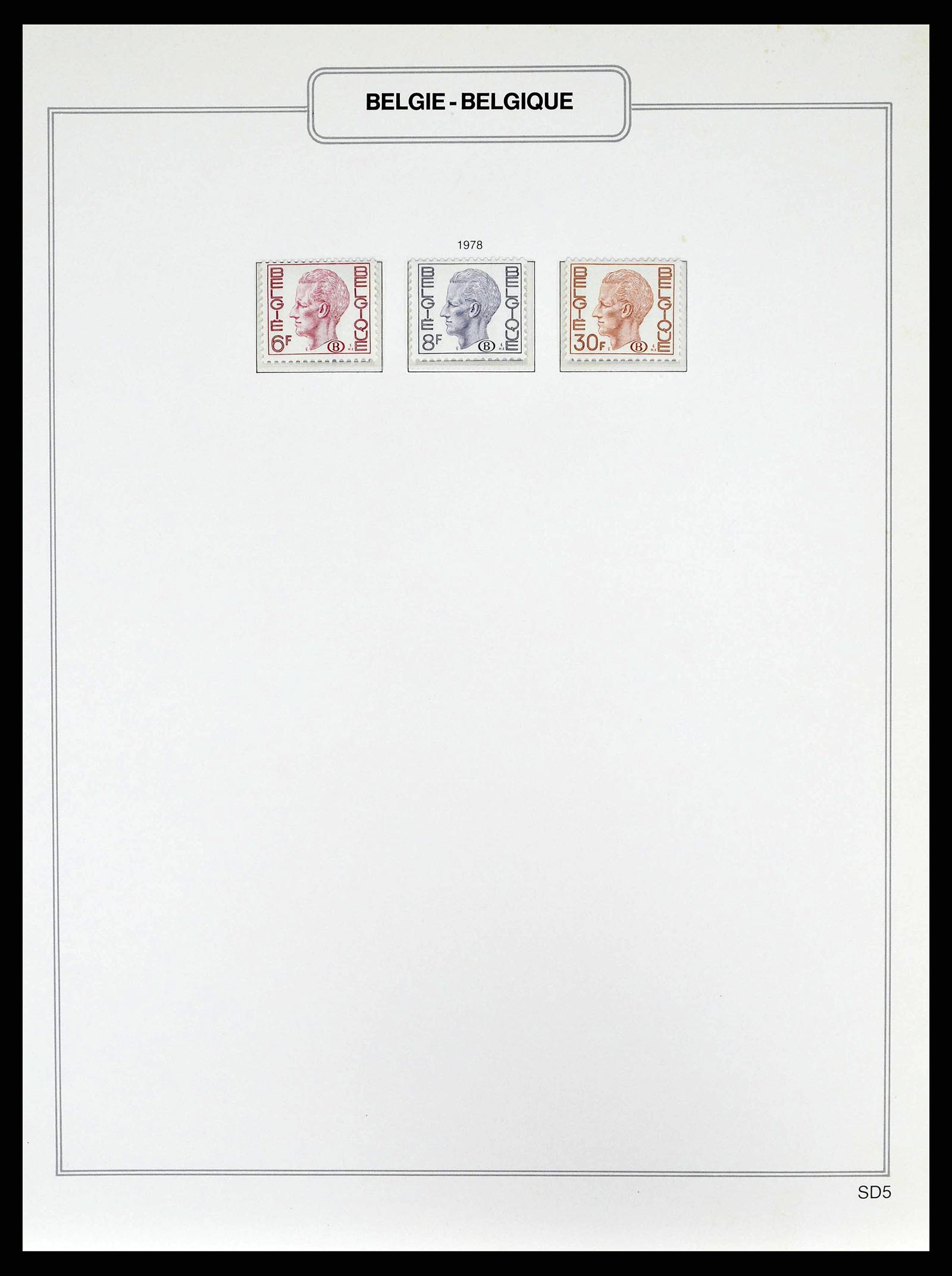 38690 0247 - Stamp collection 38690 Belgium 1849-1979.