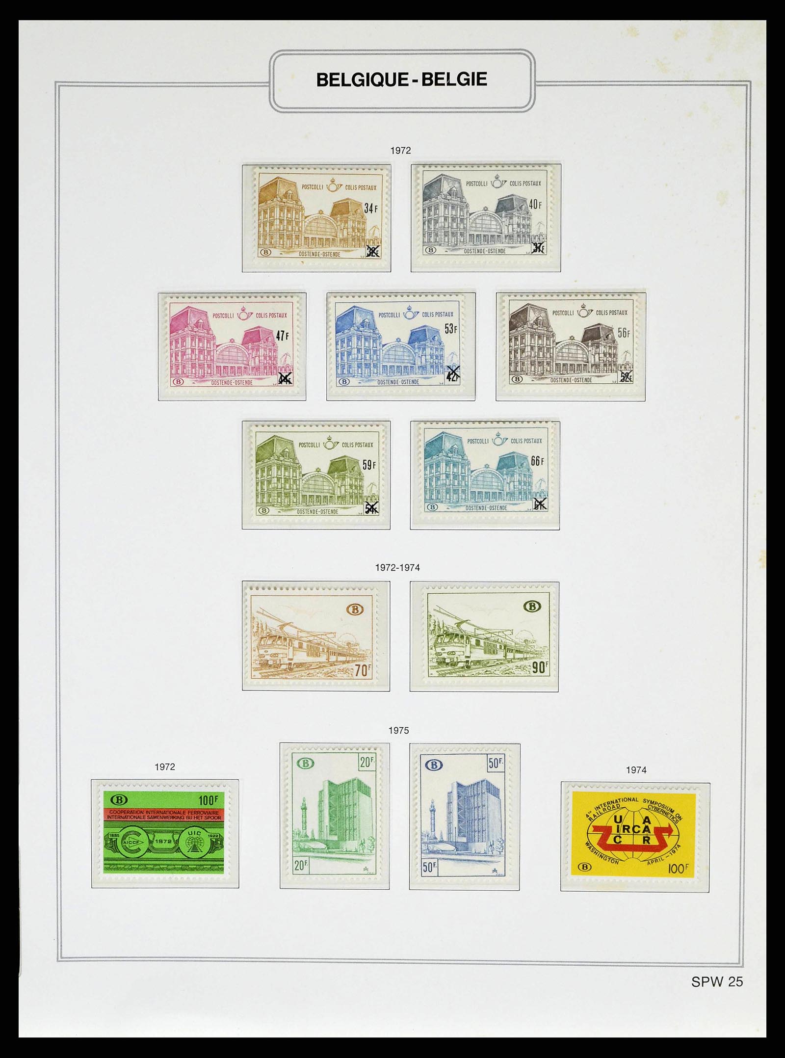 38690 0249 - Stamp collection 38690 Belgium 1849-1979.