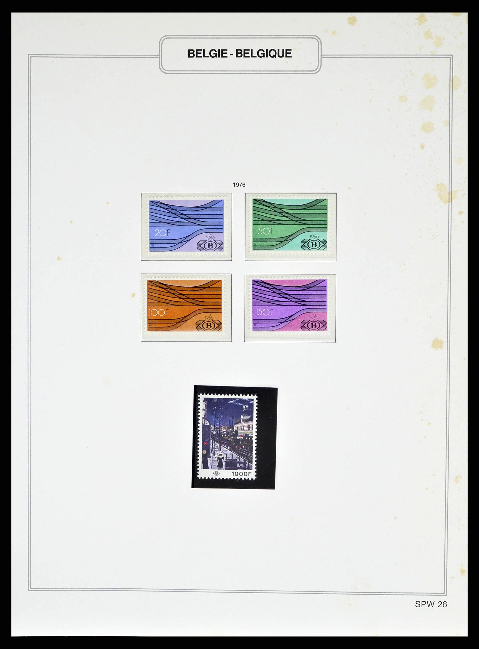 38690 0250 - Stamp collection 38690 Belgium 1849-1979.