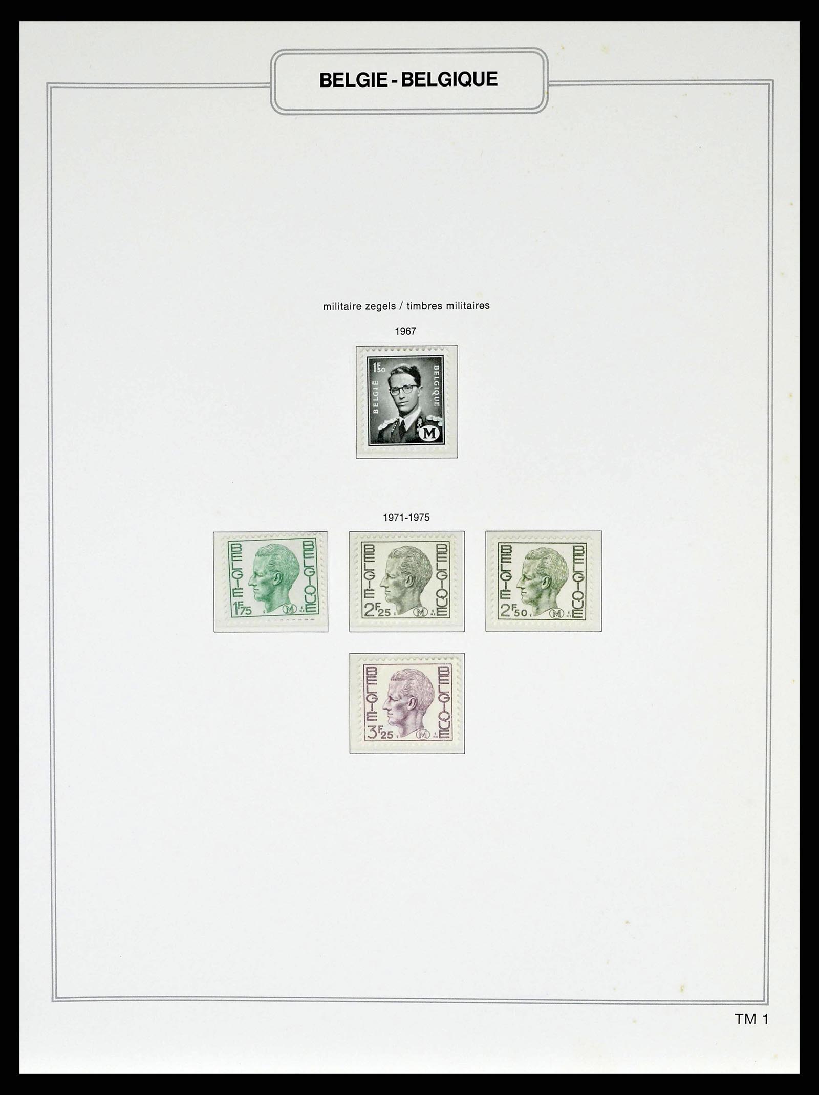 38690 0251 - Stamp collection 38690 Belgium 1849-1979.