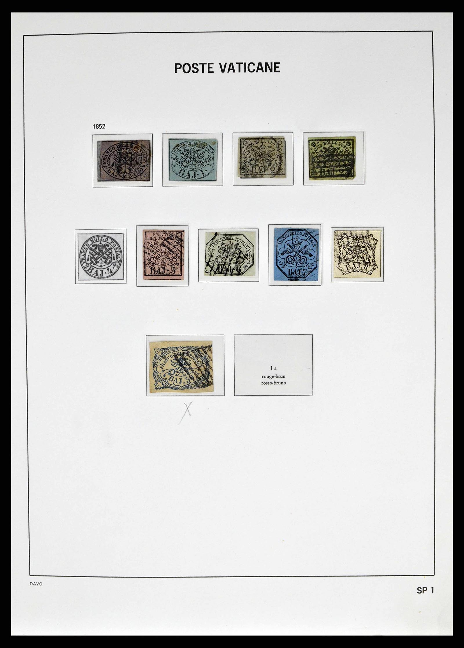 38691 0001 - Postzegelverzameling 38691 Vaticaan 1929-1998.