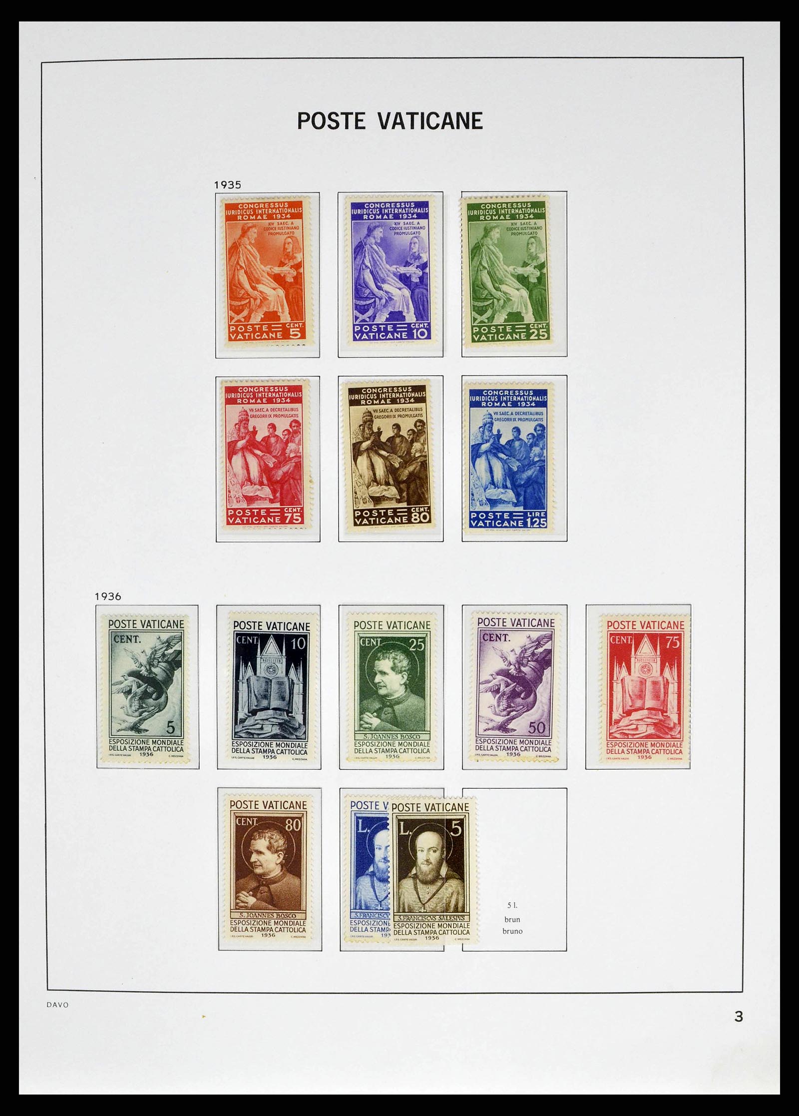 38691 0005 - Postzegelverzameling 38691 Vaticaan 1929-1998.