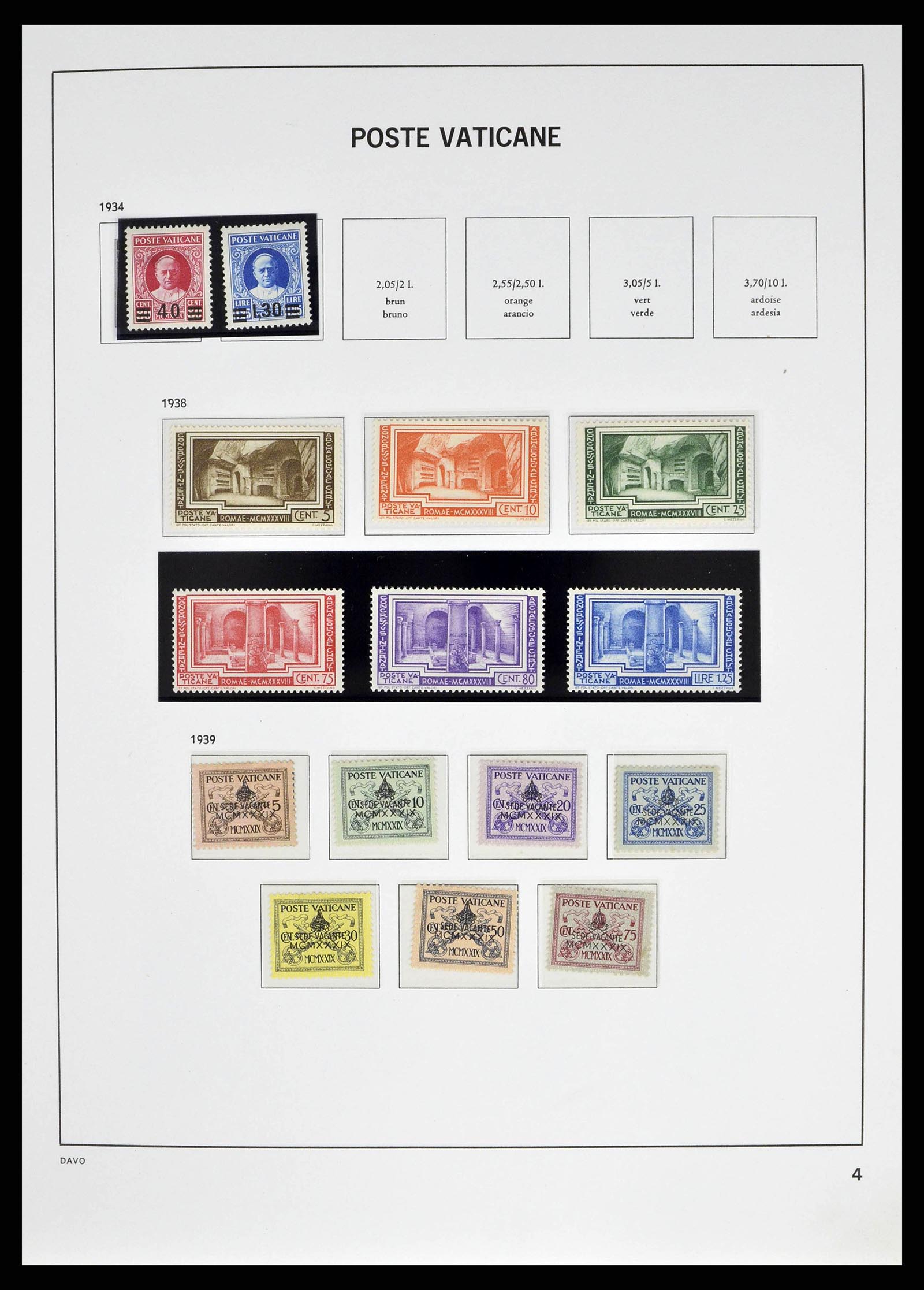 38691 0006 - Postzegelverzameling 38691 Vaticaan 1929-1998.