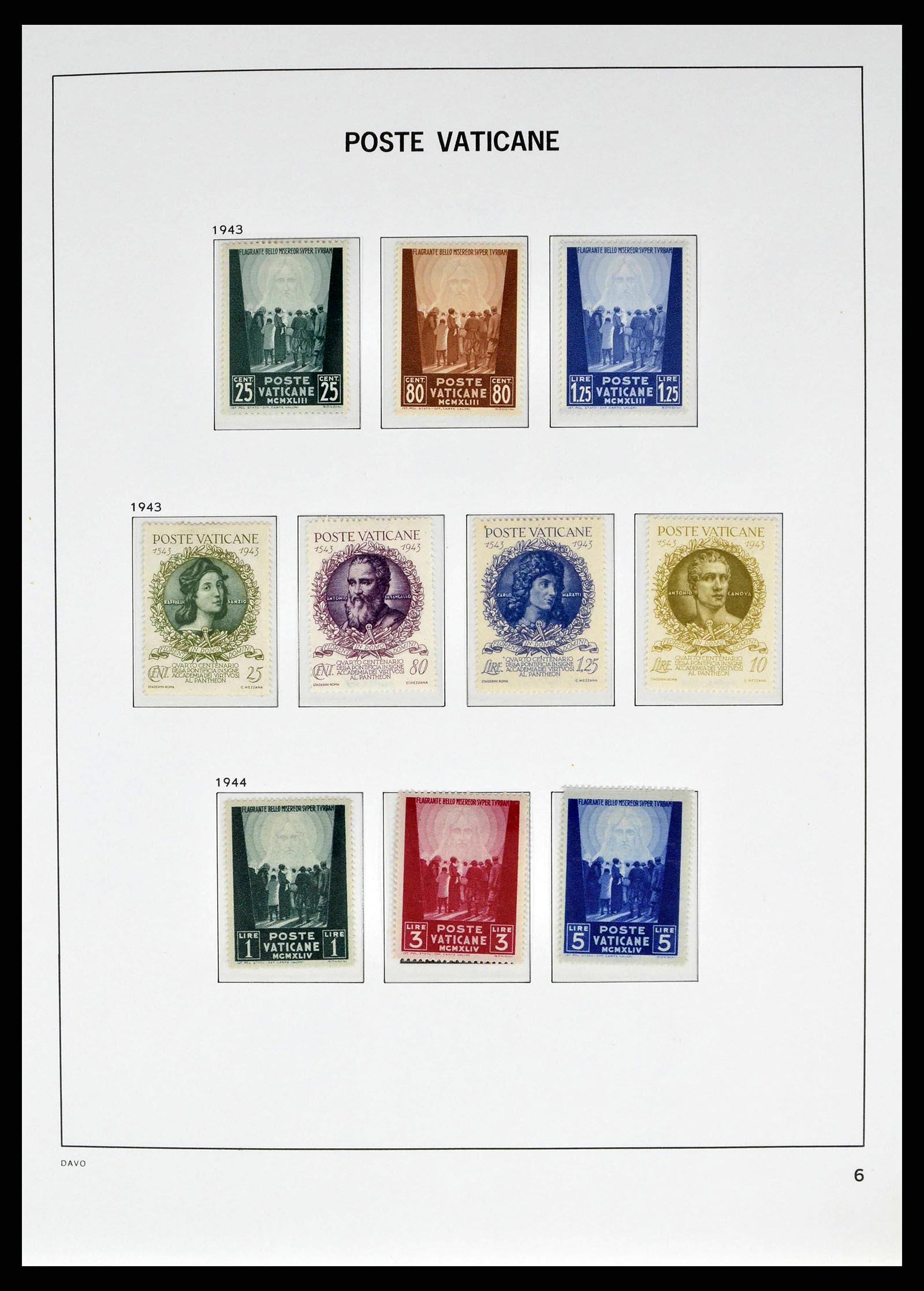 38691 0008 - Postzegelverzameling 38691 Vaticaan 1929-1998.