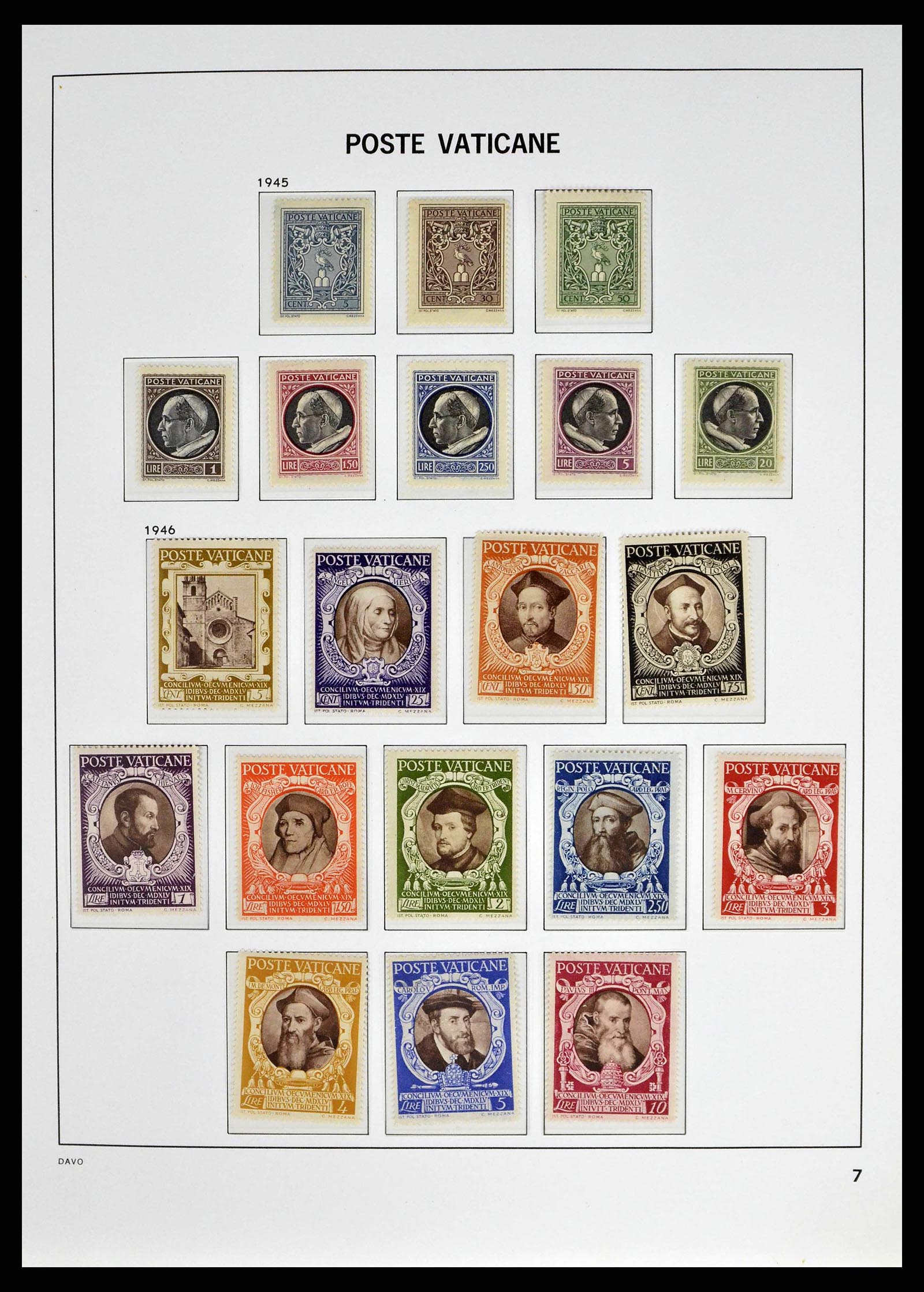 38691 0009 - Postzegelverzameling 38691 Vaticaan 1929-1998.