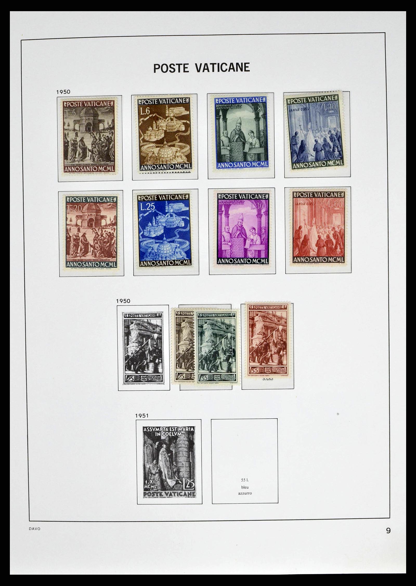 38691 0011 - Postzegelverzameling 38691 Vaticaan 1929-1998.