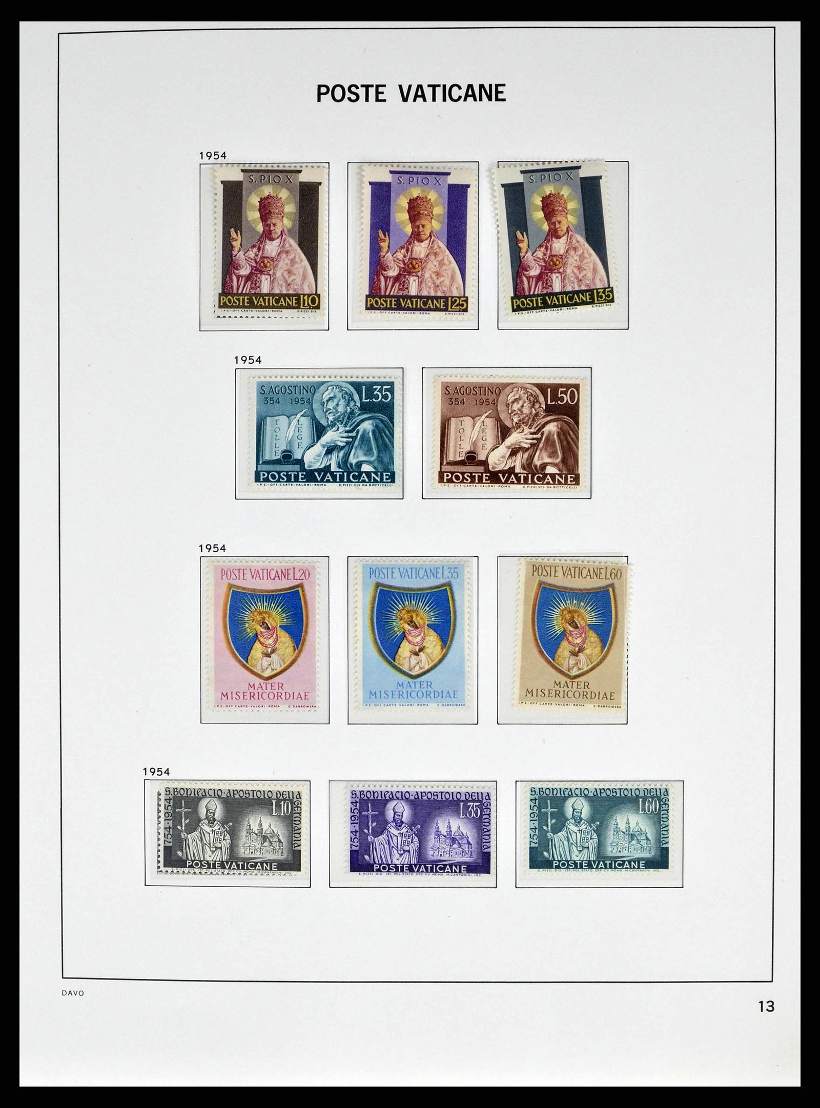 38691 0015 - Postzegelverzameling 38691 Vaticaan 1929-1998.