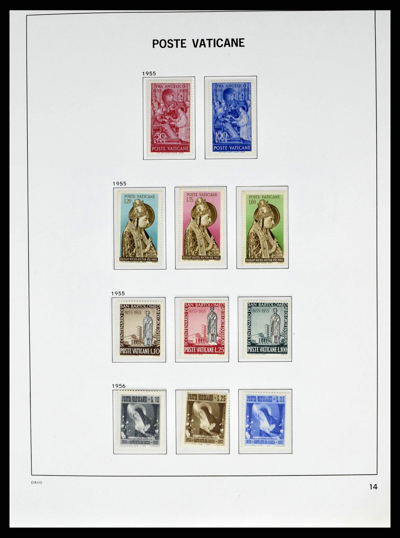 38691 0016 - Postzegelverzameling 38691 Vaticaan 1929-1998.