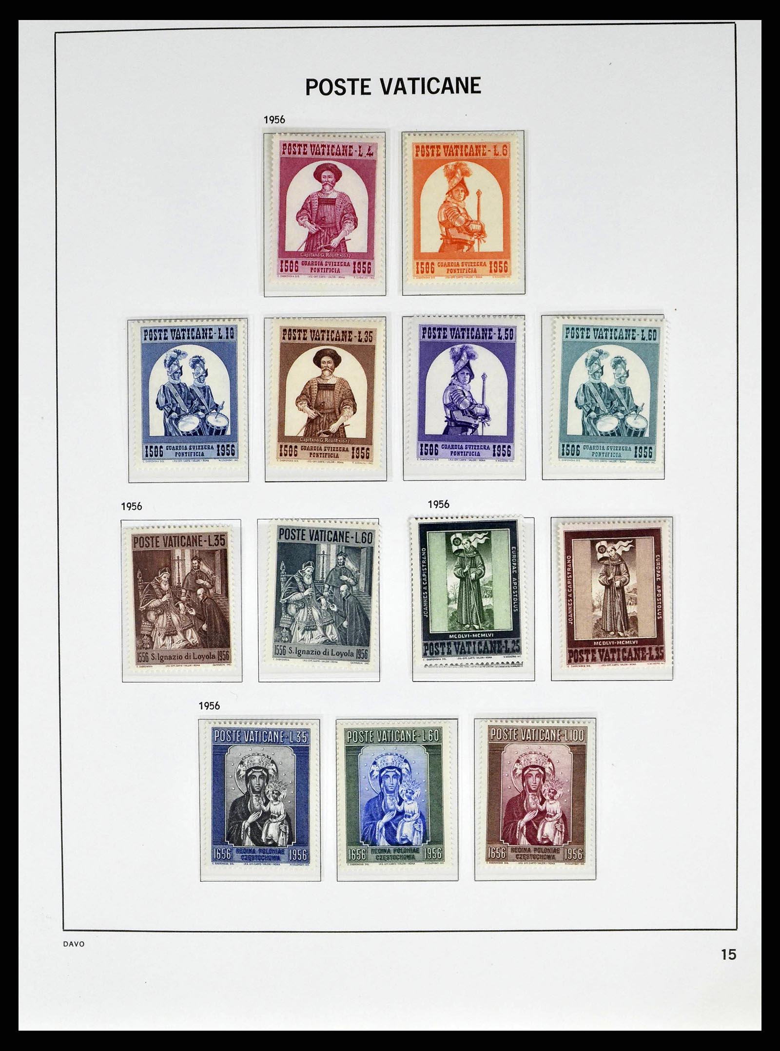 38691 0017 - Postzegelverzameling 38691 Vaticaan 1929-1998.