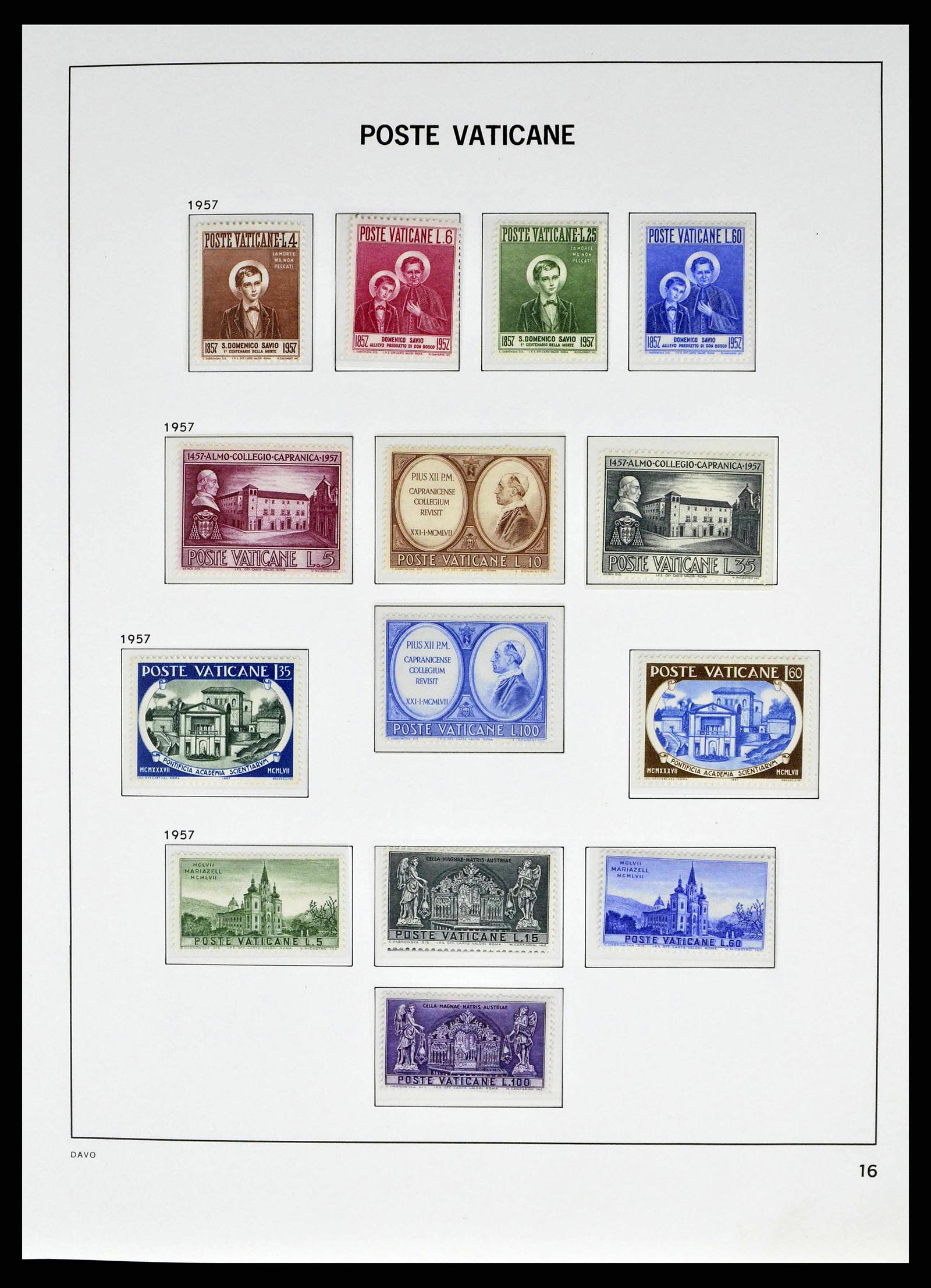 38691 0018 - Postzegelverzameling 38691 Vaticaan 1929-1998.