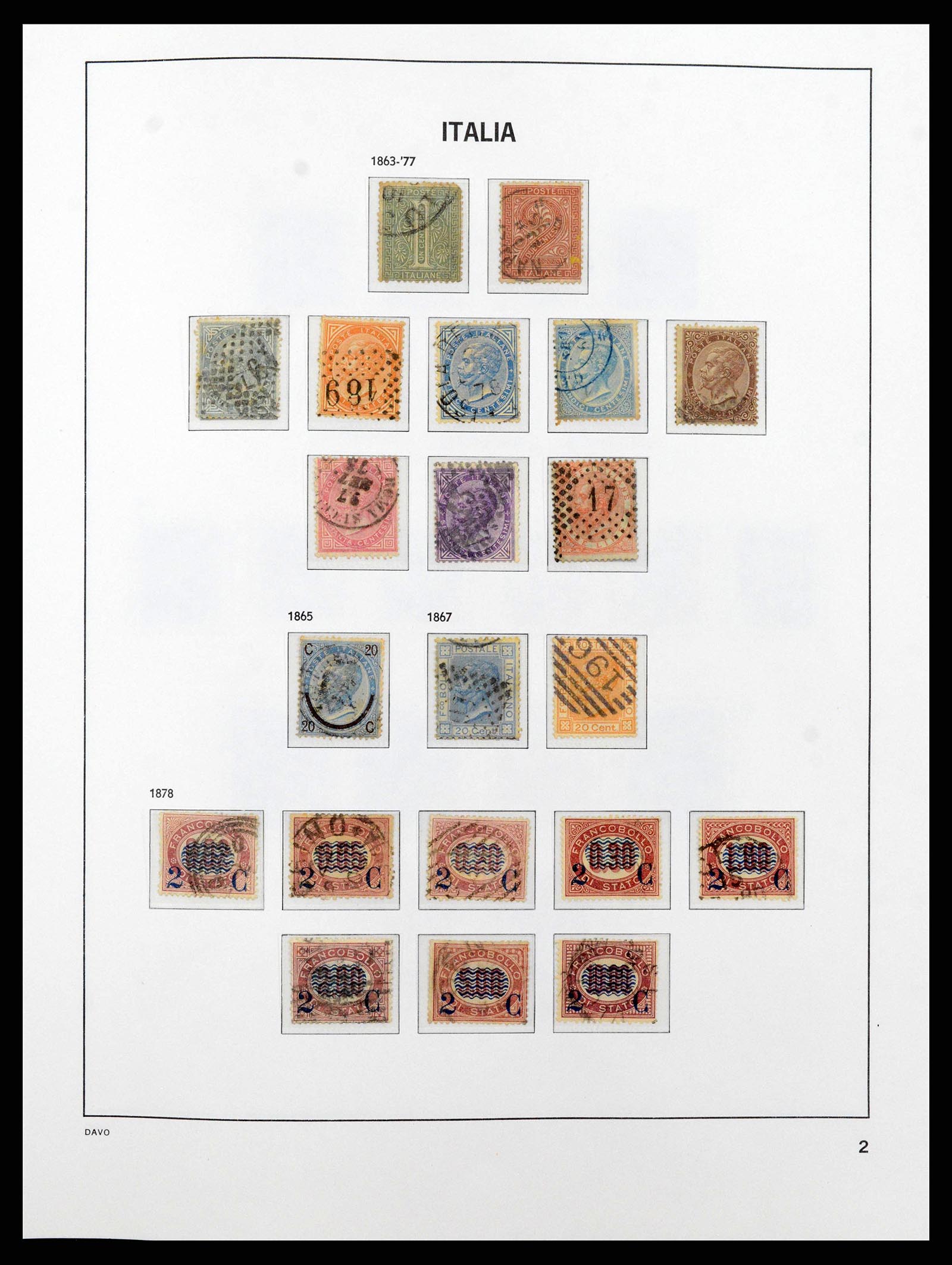 38692 0002 - Stamp collection 38692 Italy 1862-1978.