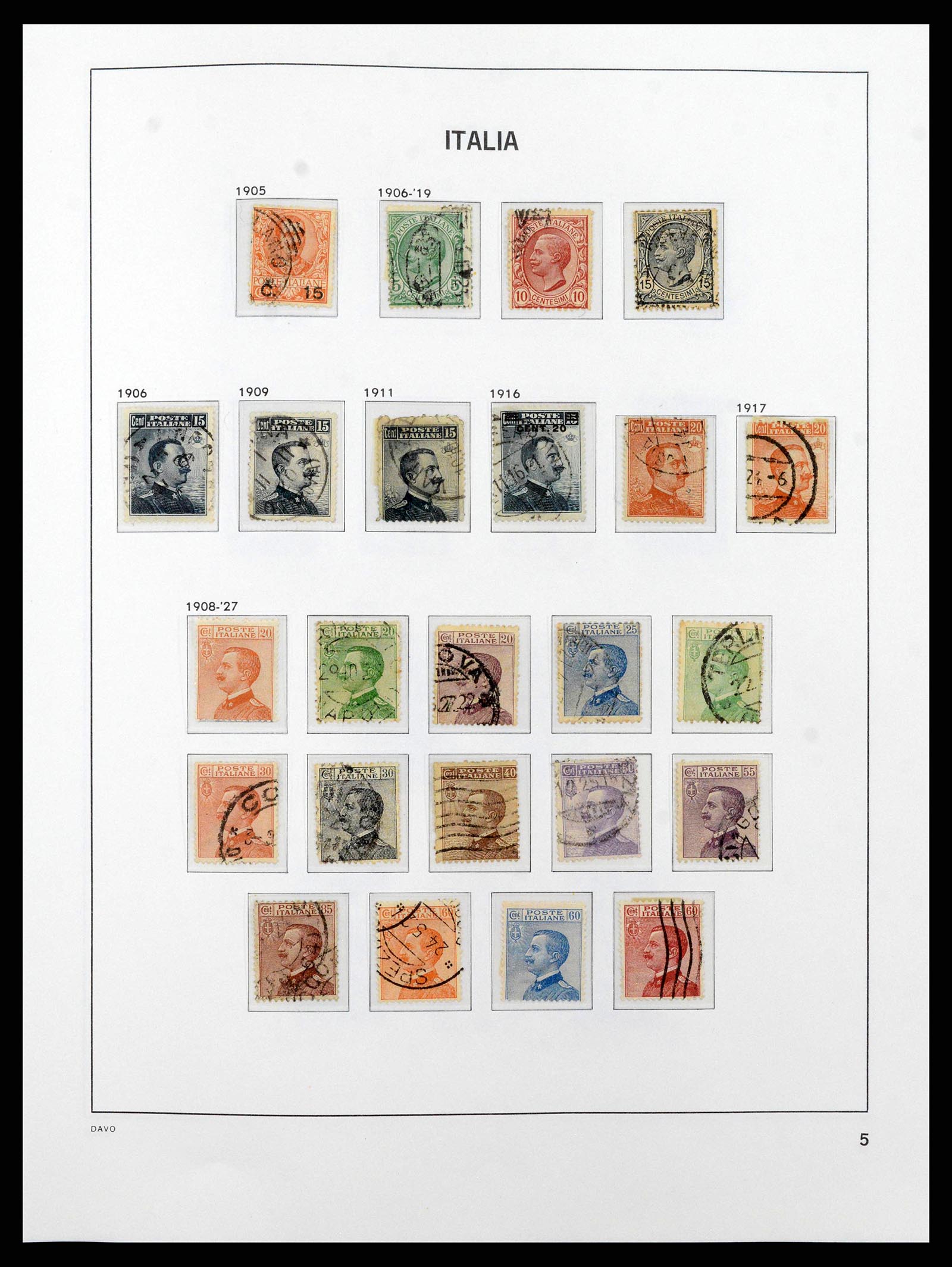 38692 0005 - Stamp collection 38692 Italy 1862-1978.
