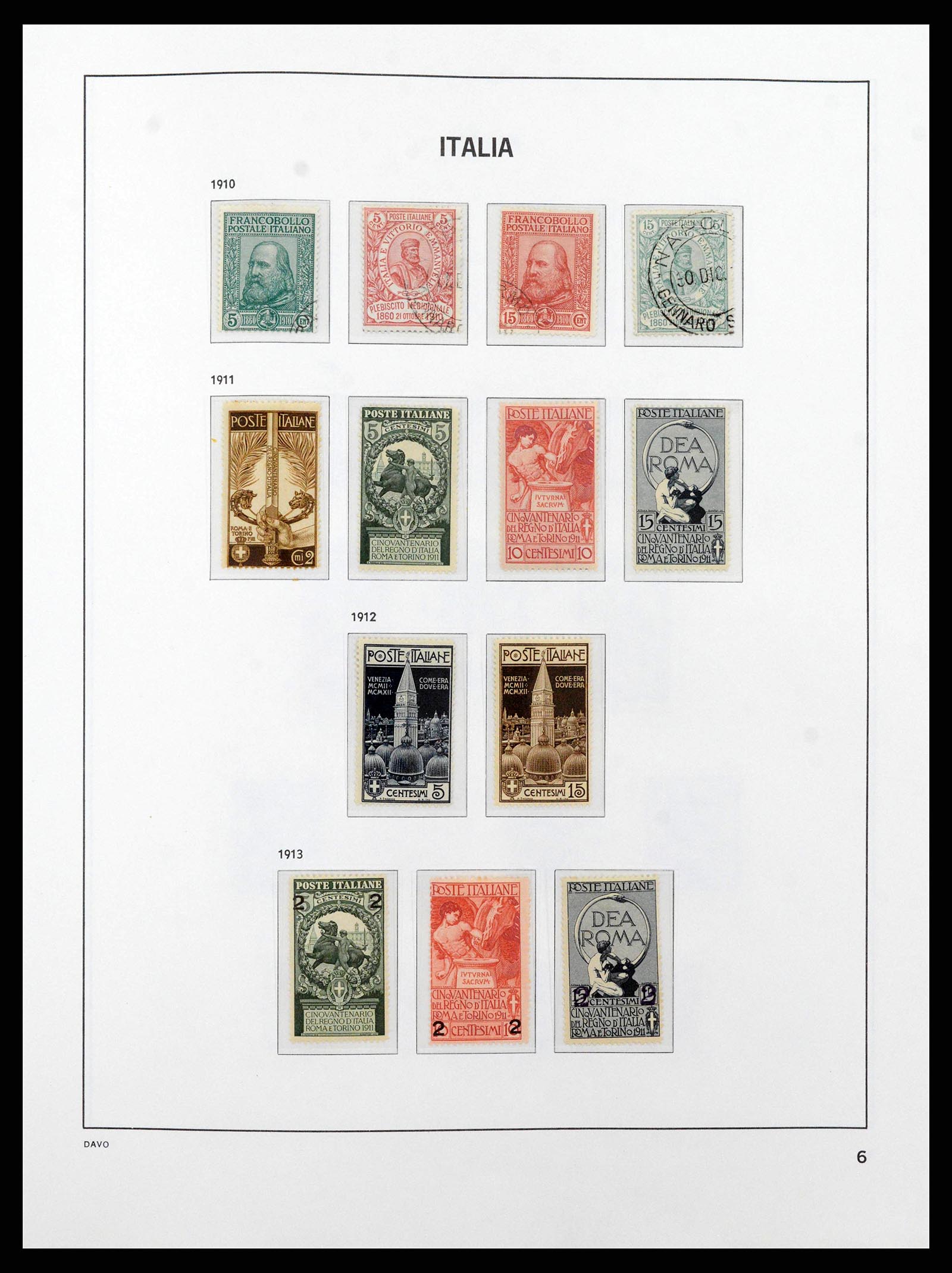 38692 0006 - Stamp collection 38692 Italy 1862-1978.