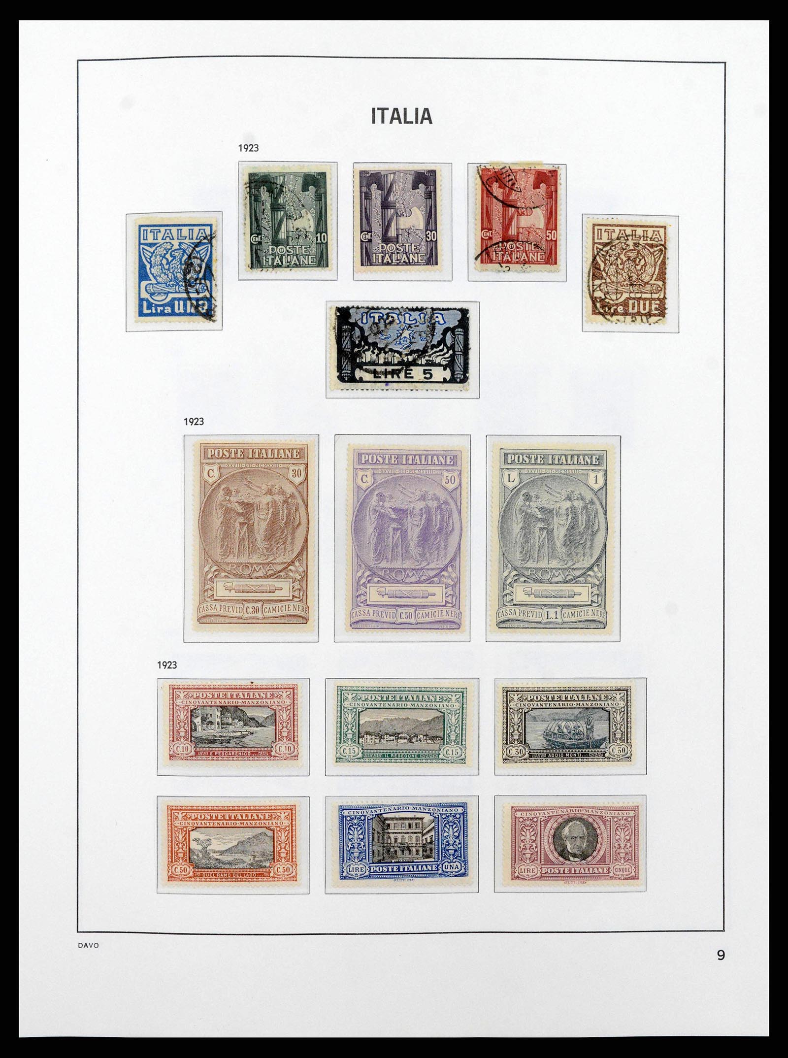 38692 0009 - Stamp collection 38692 Italy 1862-1978.