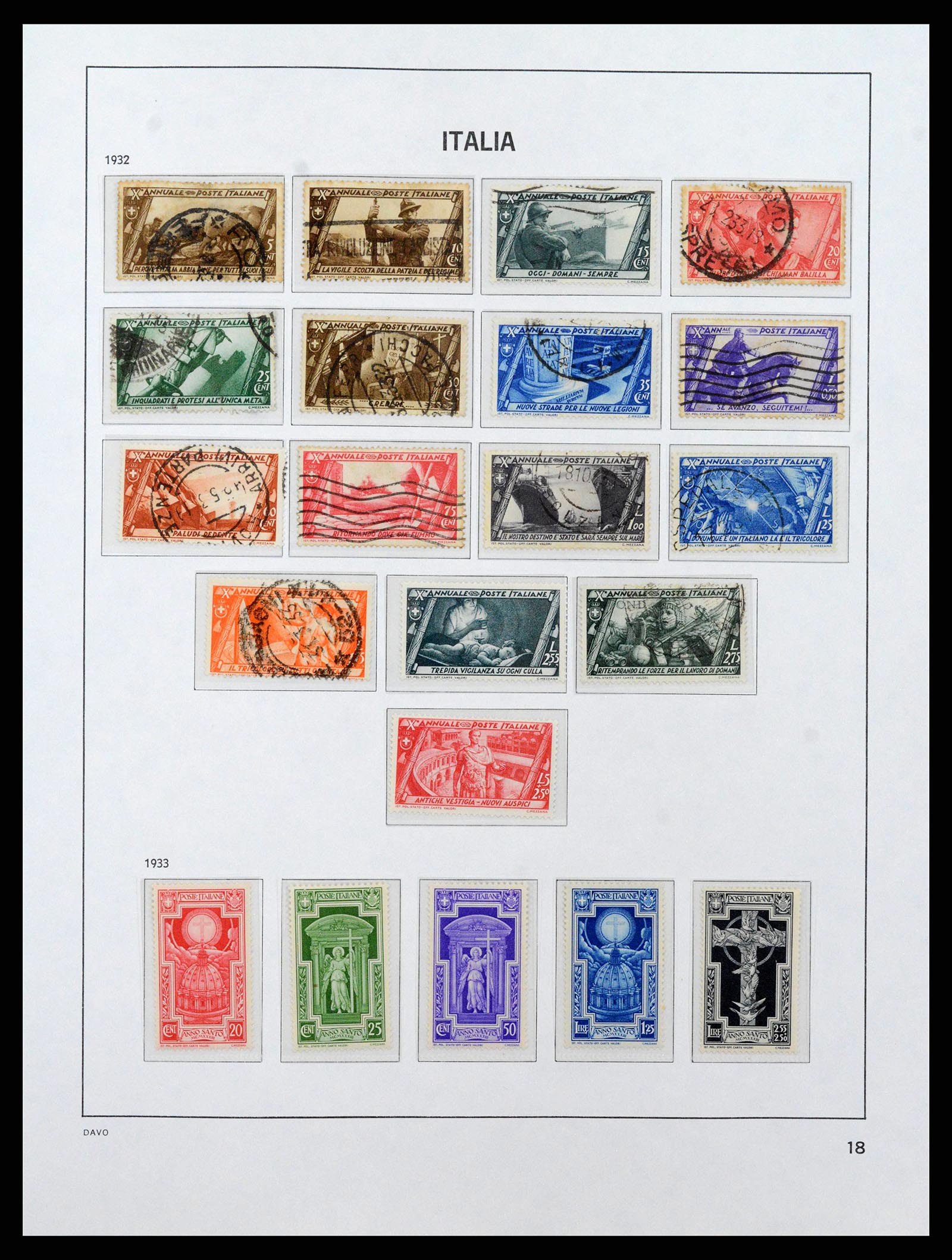 38692 0018 - Stamp collection 38692 Italy 1862-1978.
