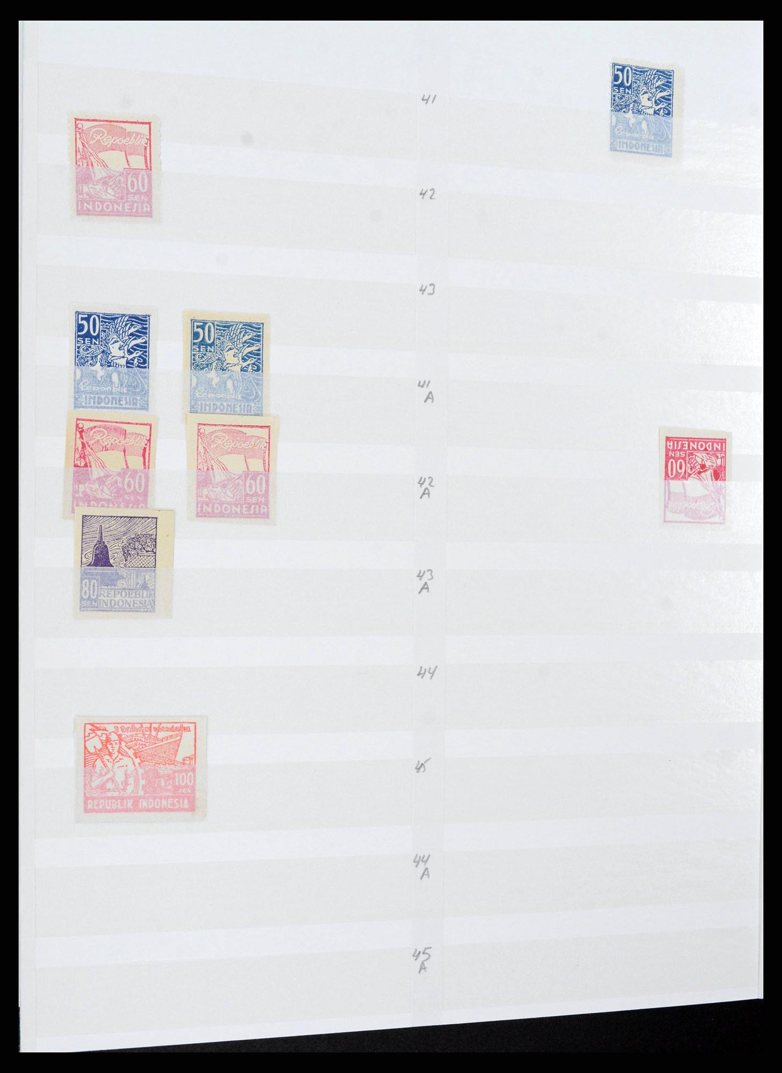 38696 0016 - Stamp collection 38696 Japanese occupation Dutch east Indies and interim