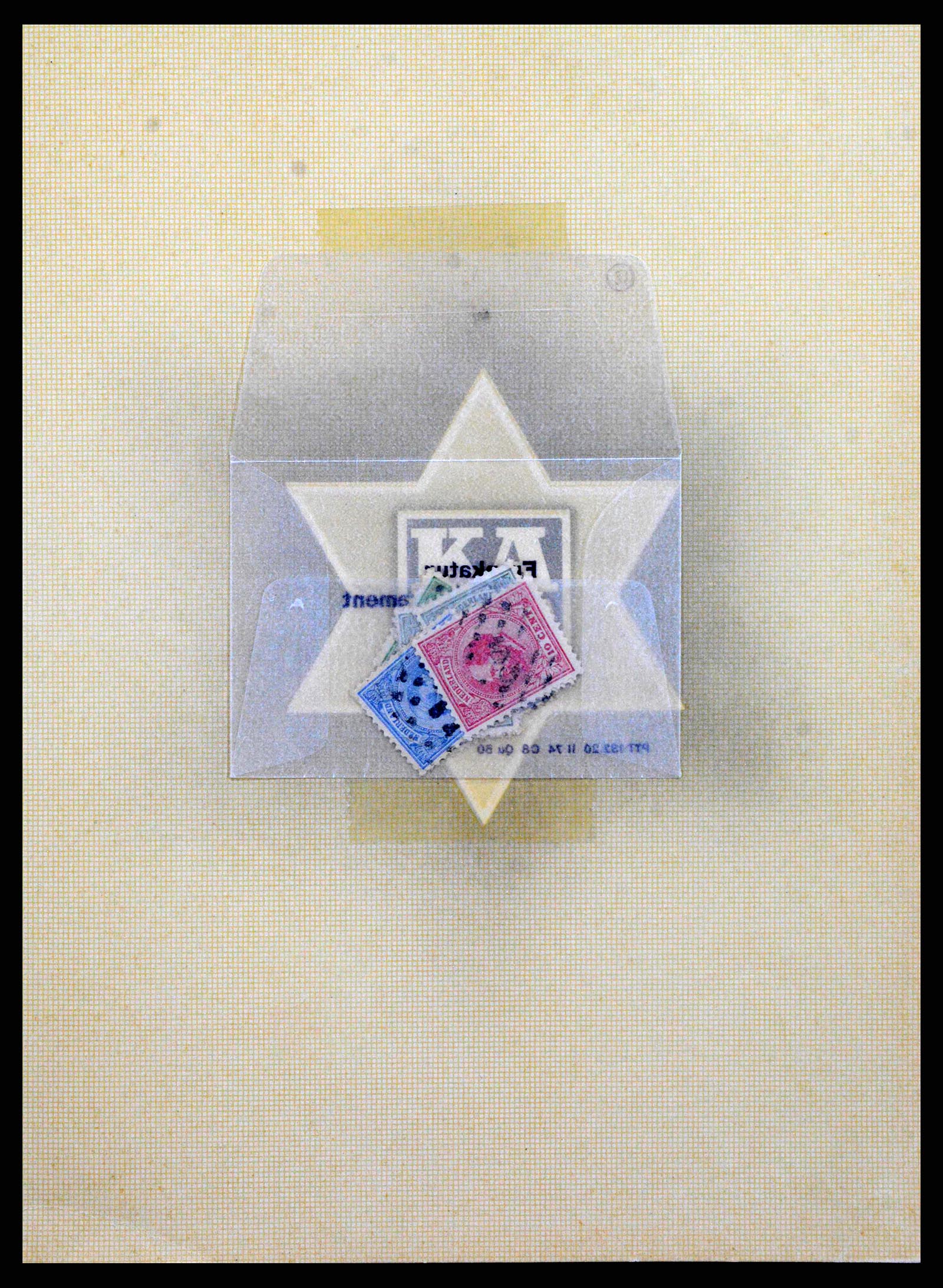 38697 0001 - Postzegelverzameling 38697 Nederland puntstempels.