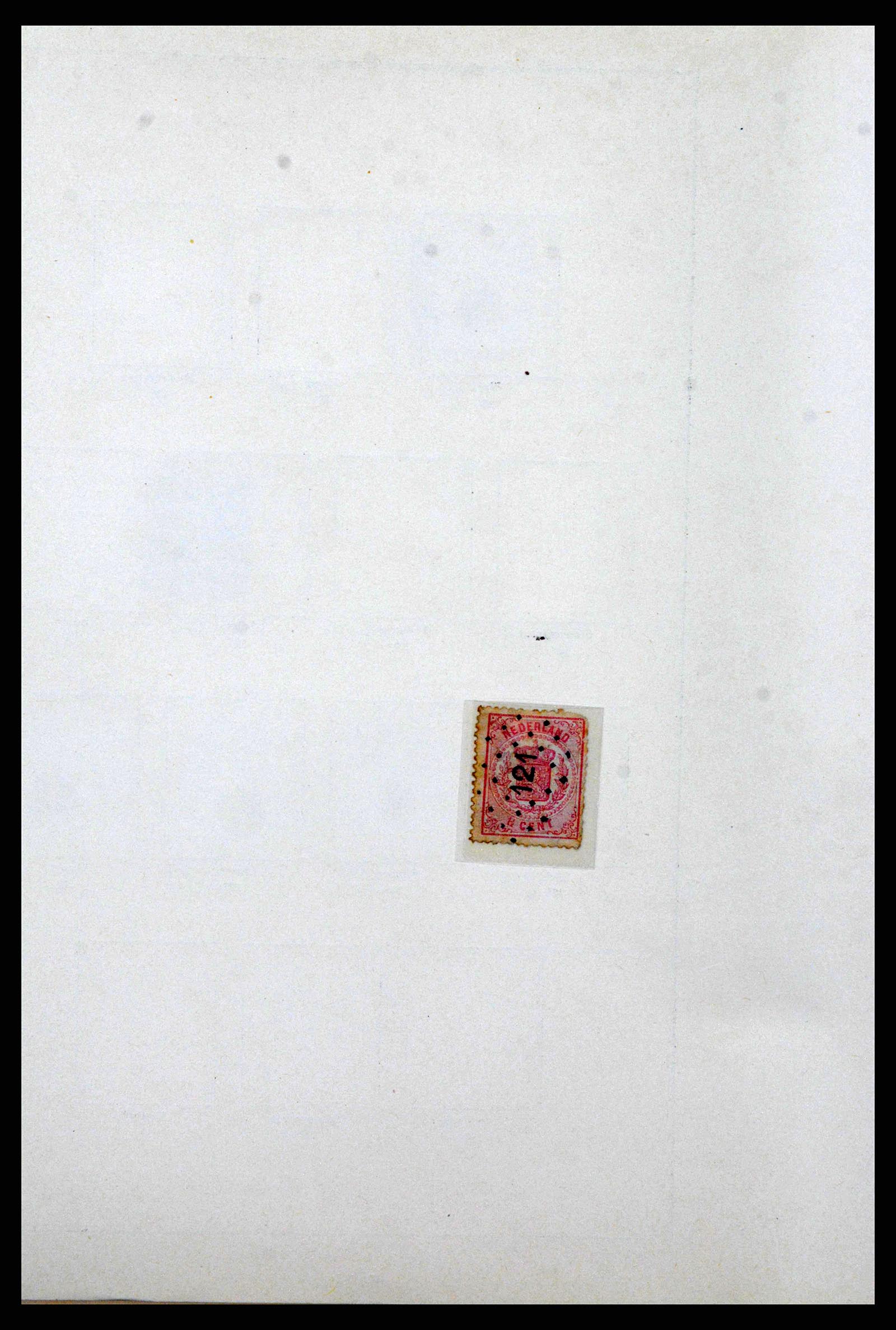 38697 0011 - Postzegelverzameling 38697 Nederland puntstempels.