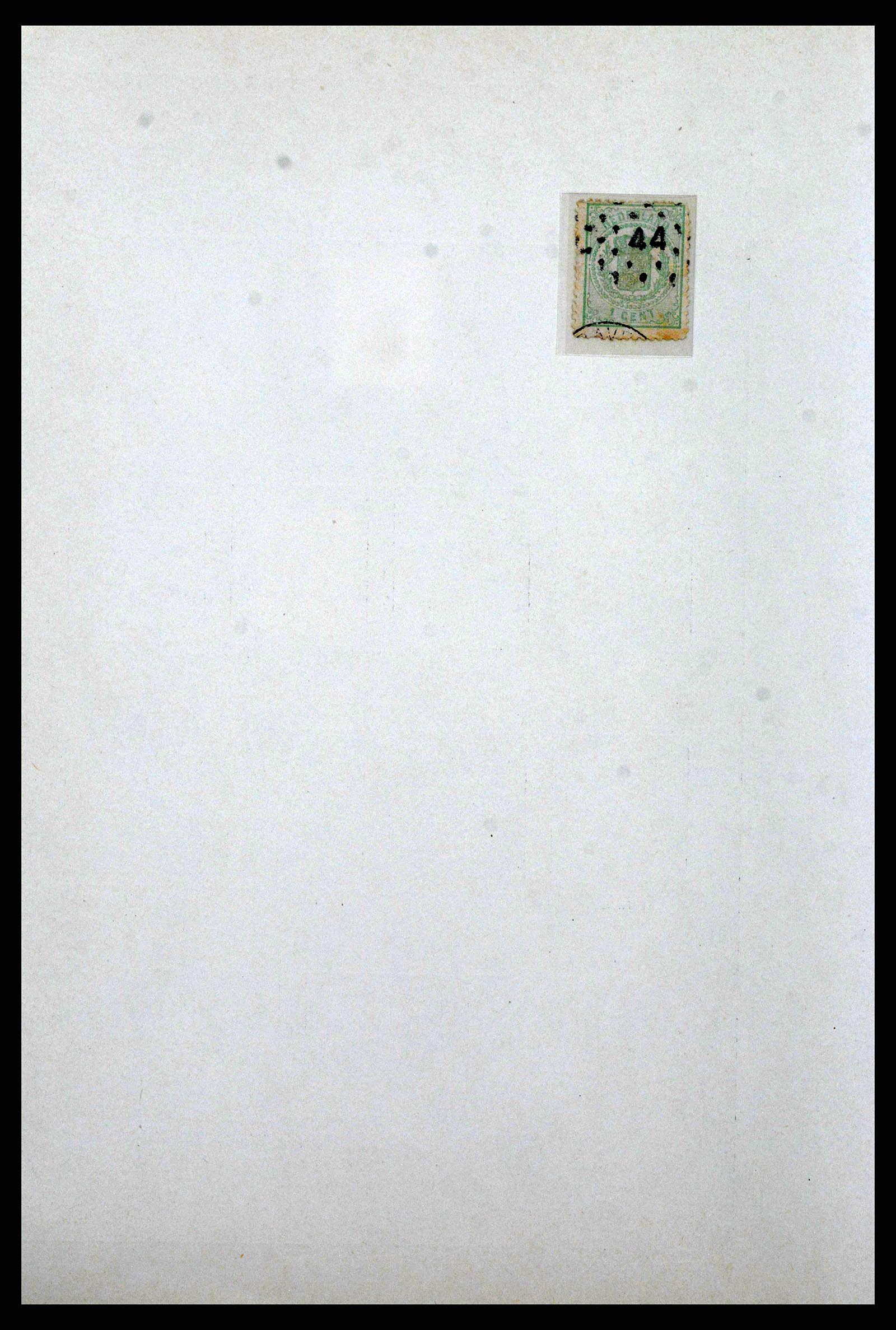 38697 0017 - Postzegelverzameling 38697 Nederland puntstempels.
