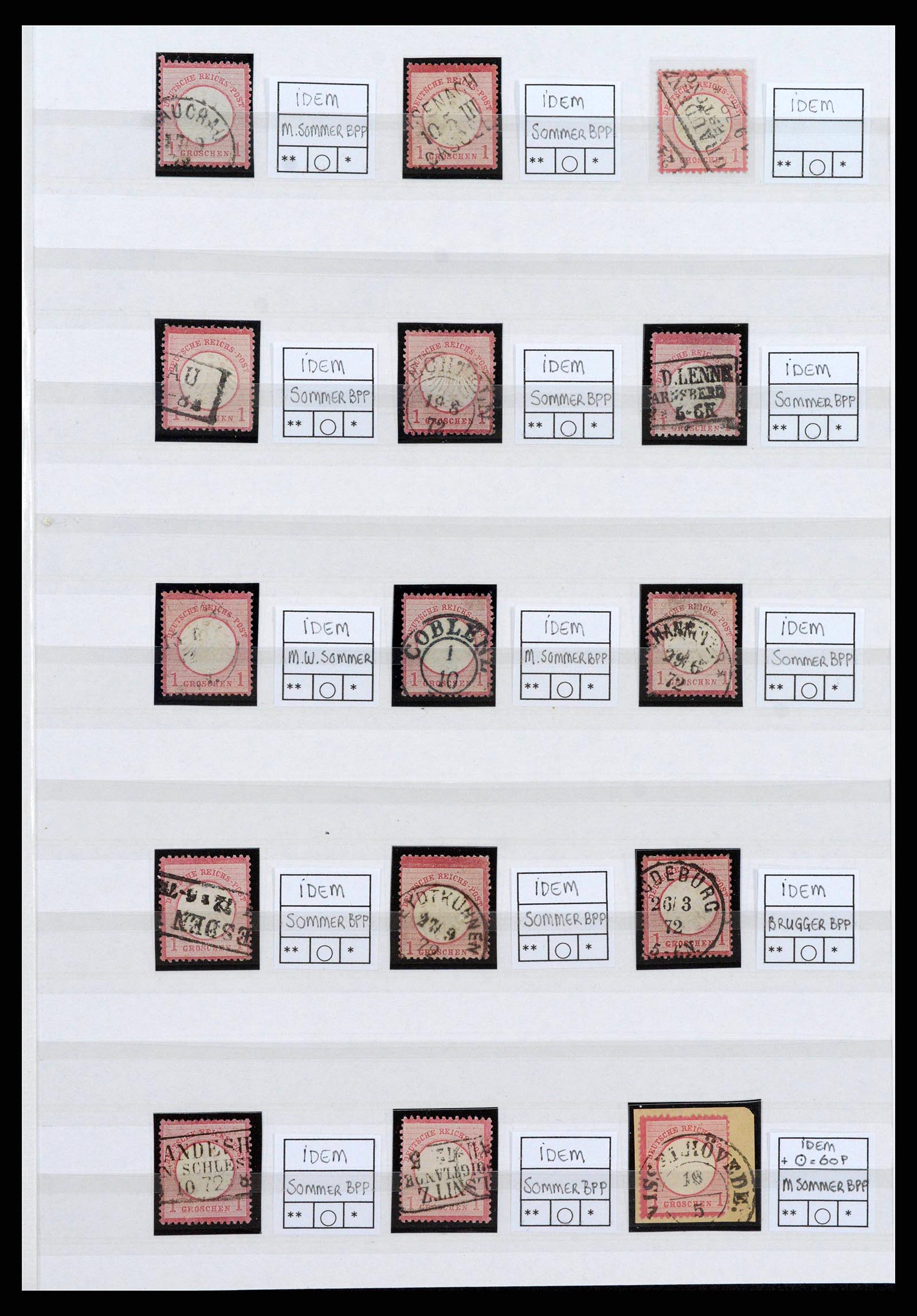 38700 0003 - Postzegelverzameling 38700 Duitsland gespecialiseerd 1872-1880.
