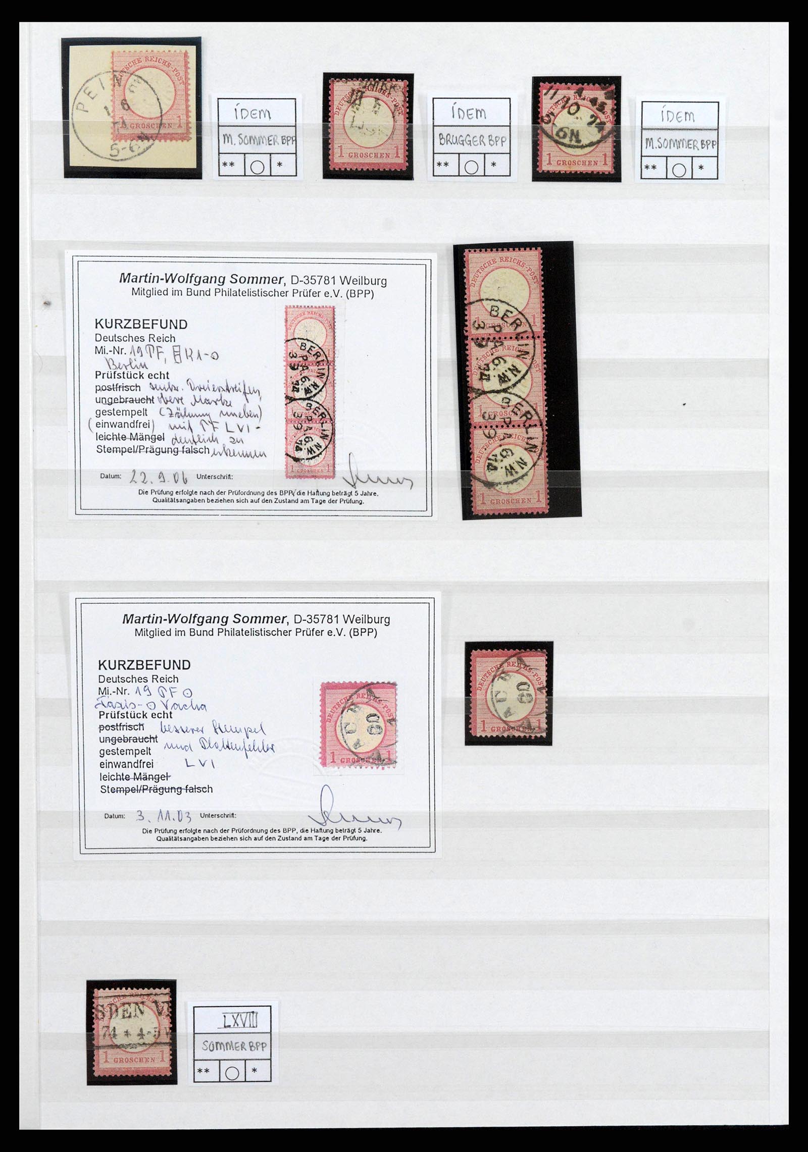 38700 0019 - Postzegelverzameling 38700 Duitsland gespecialiseerd 1872-1880.